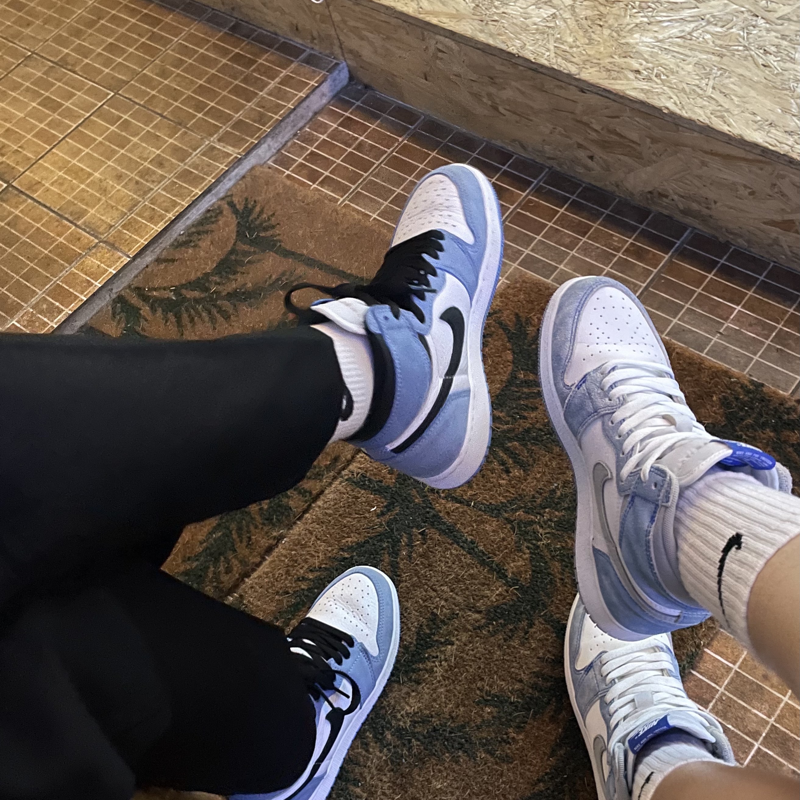 (GS) Jordan 1 Retro High OG University Blue, Jordan 1 Retro High OG University Blue 착용 스타일