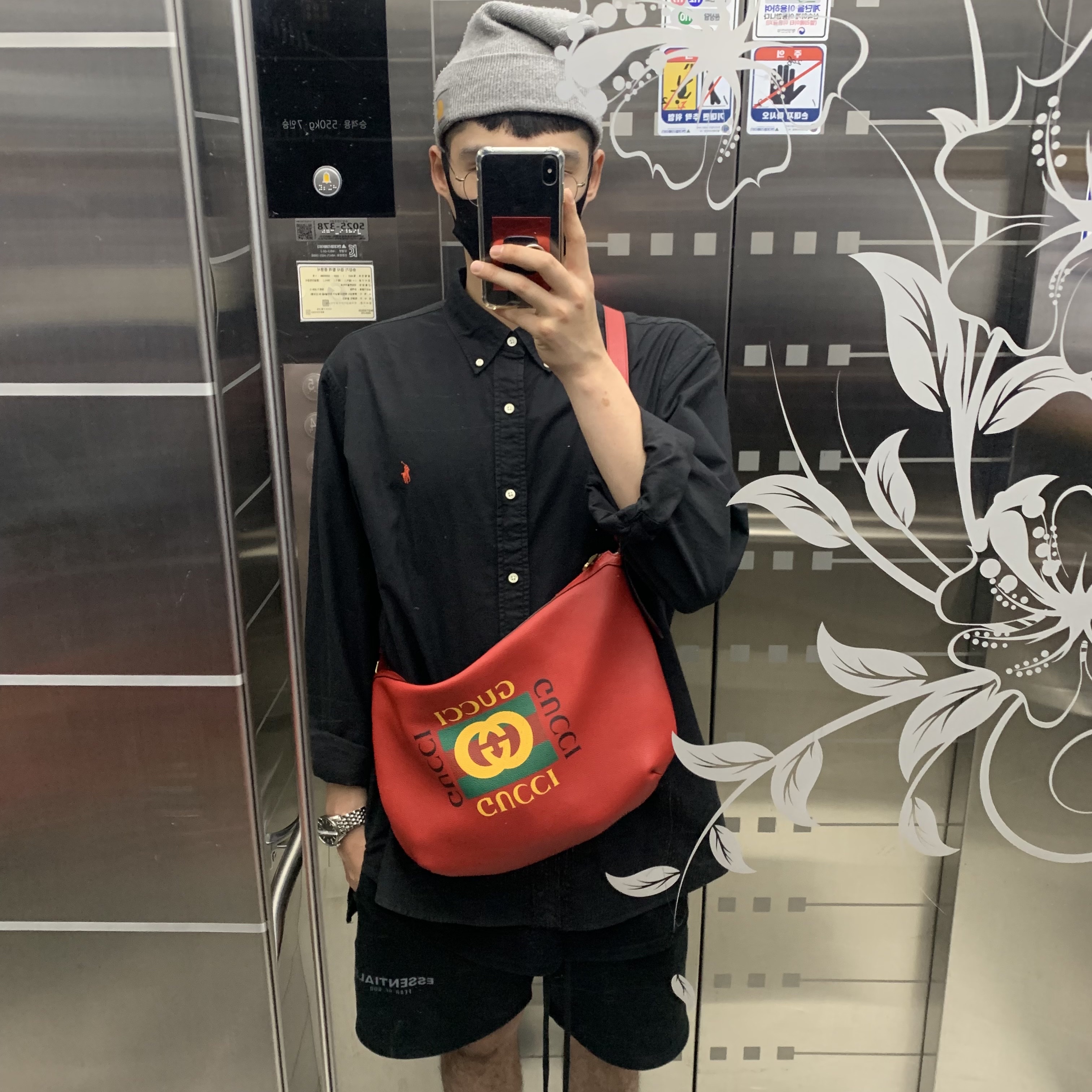 Essentials Sweatshorts Black - 21SS 착용 스타일