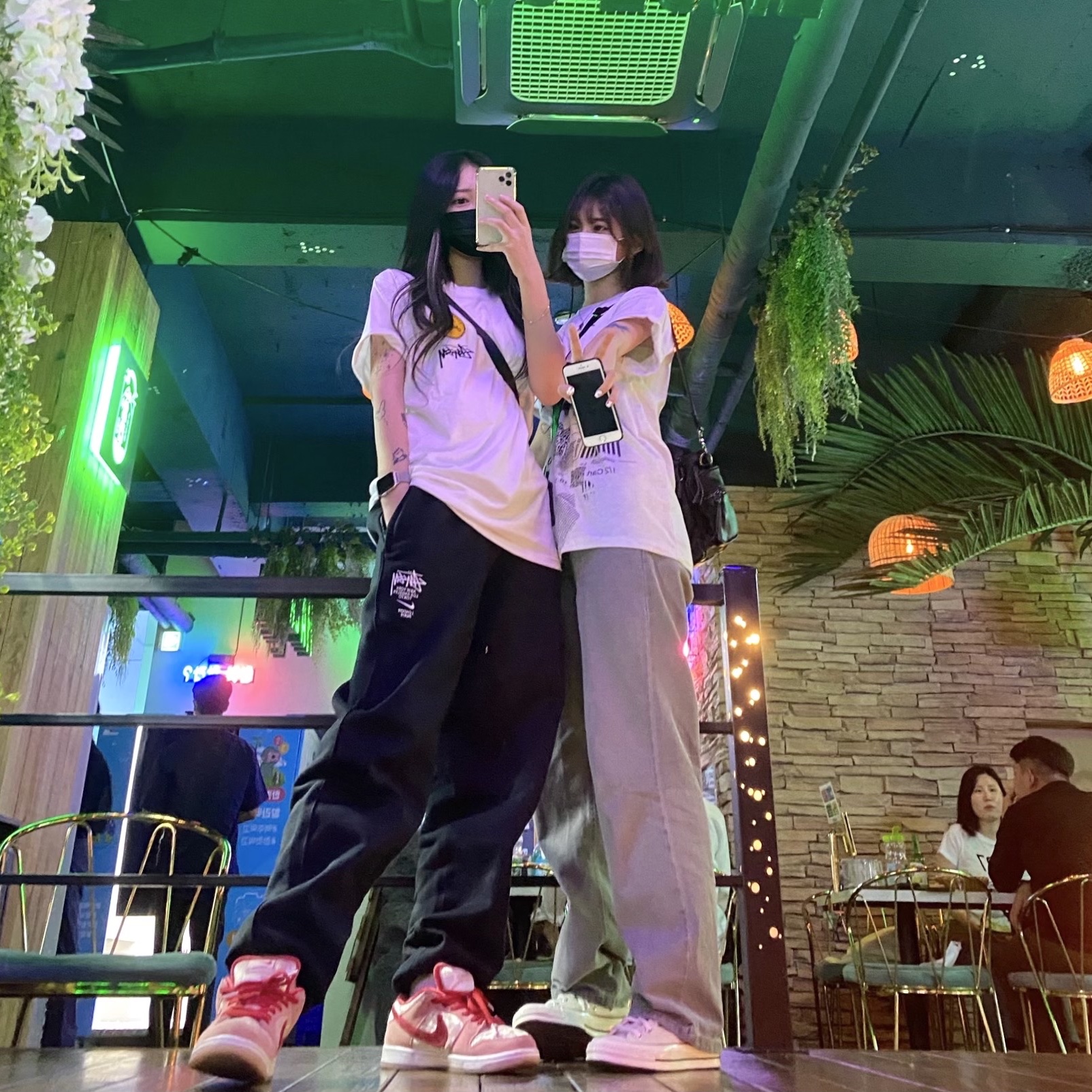 Nike x Stussy NRG ZR Fleece Pants Black - US/EU, Stussy x Martine Rose 40 WT T-Shirt 착용 스타일