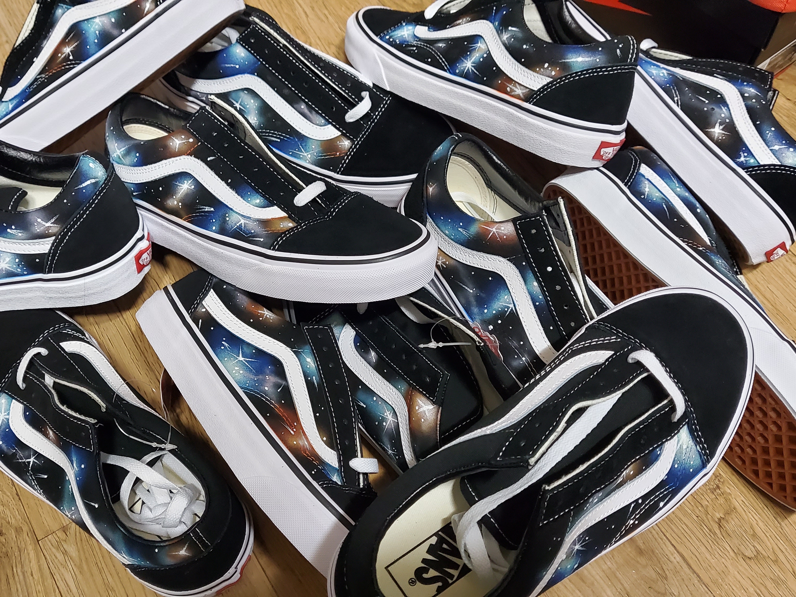 Vans Old Skool 36 DX Anaheim Factory Black White 착용 스타일