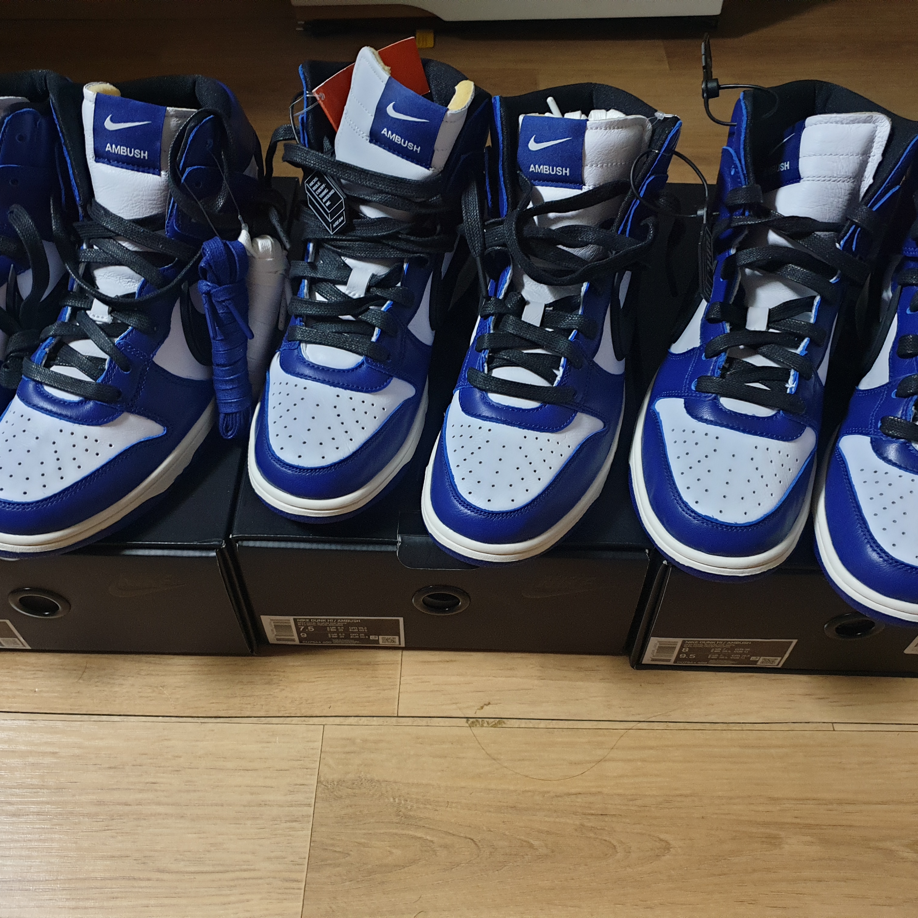 Nike x Ambush Dunk High Deep Royal Blue 착용 스타일 - 2