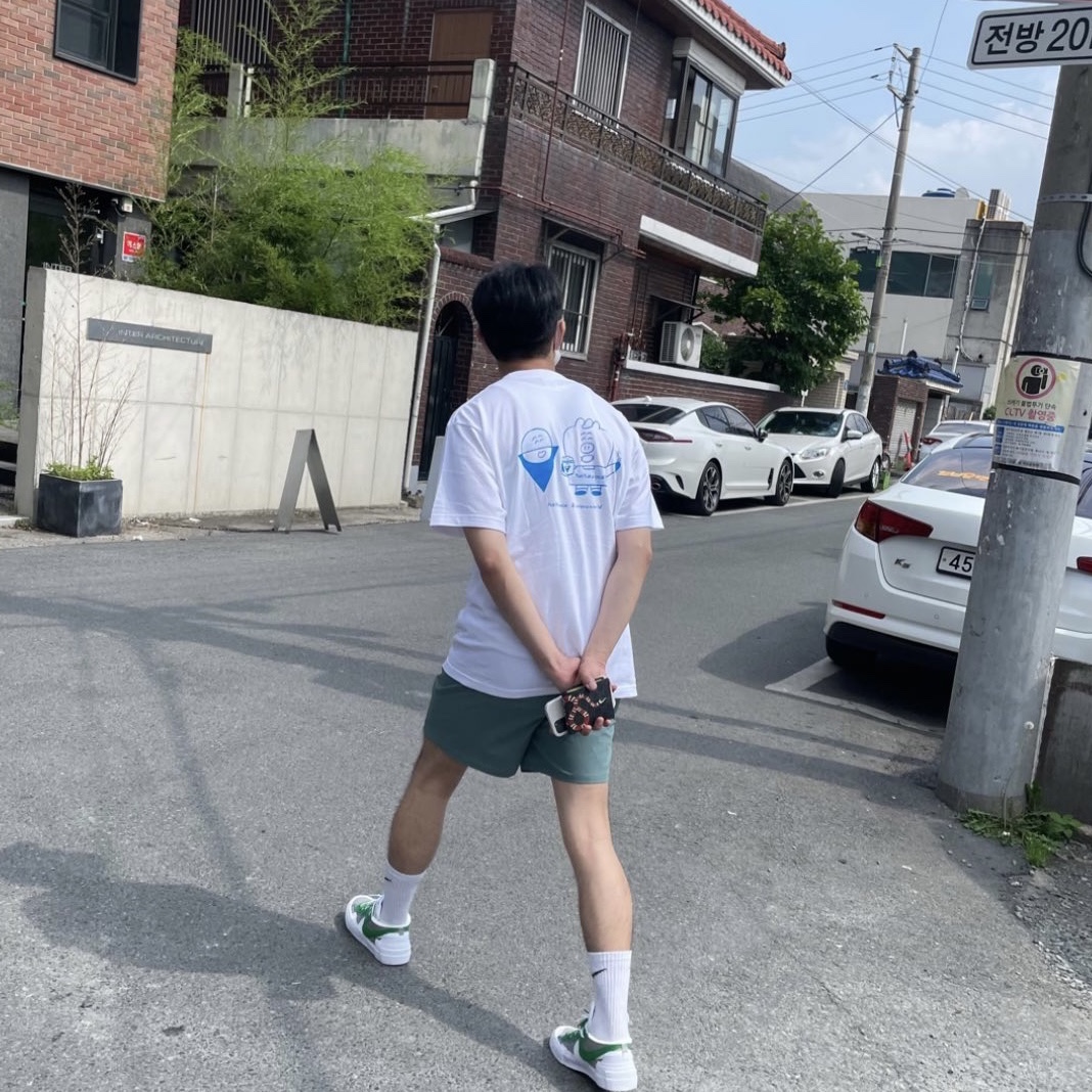 Nike x Sacai Blazer Low Classic Green 착용 스타일