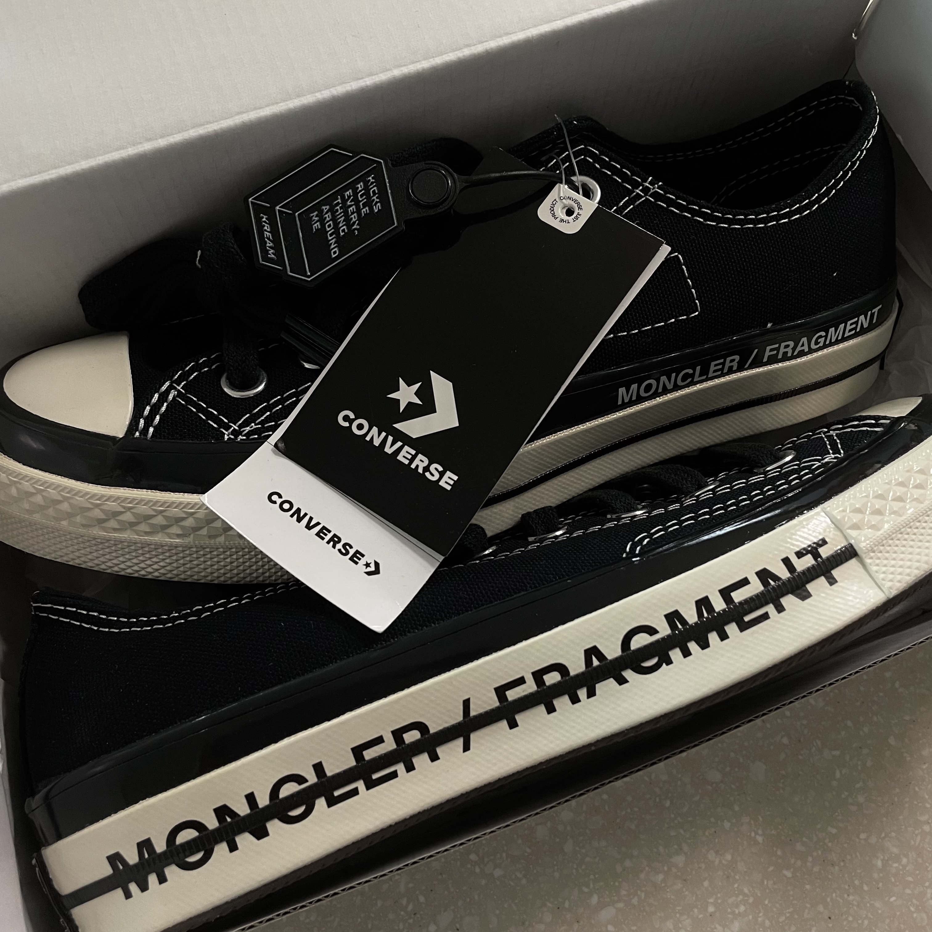 Converse x Moncler x Fragment Chuck 70 Ox Fraylor III Black 착용 스타일