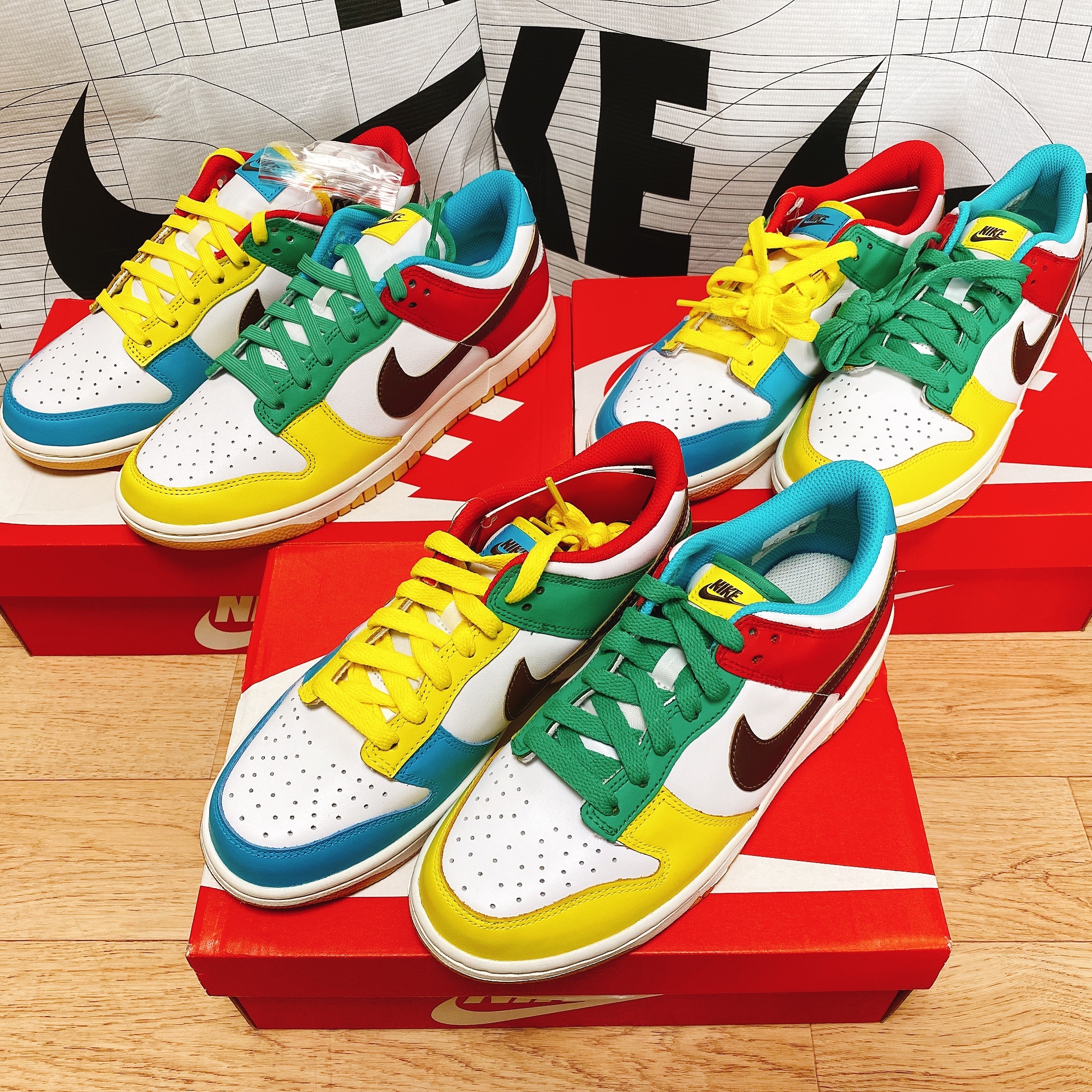 (GS) Nike Dunk Low SE Free.99 White 착용 스타일