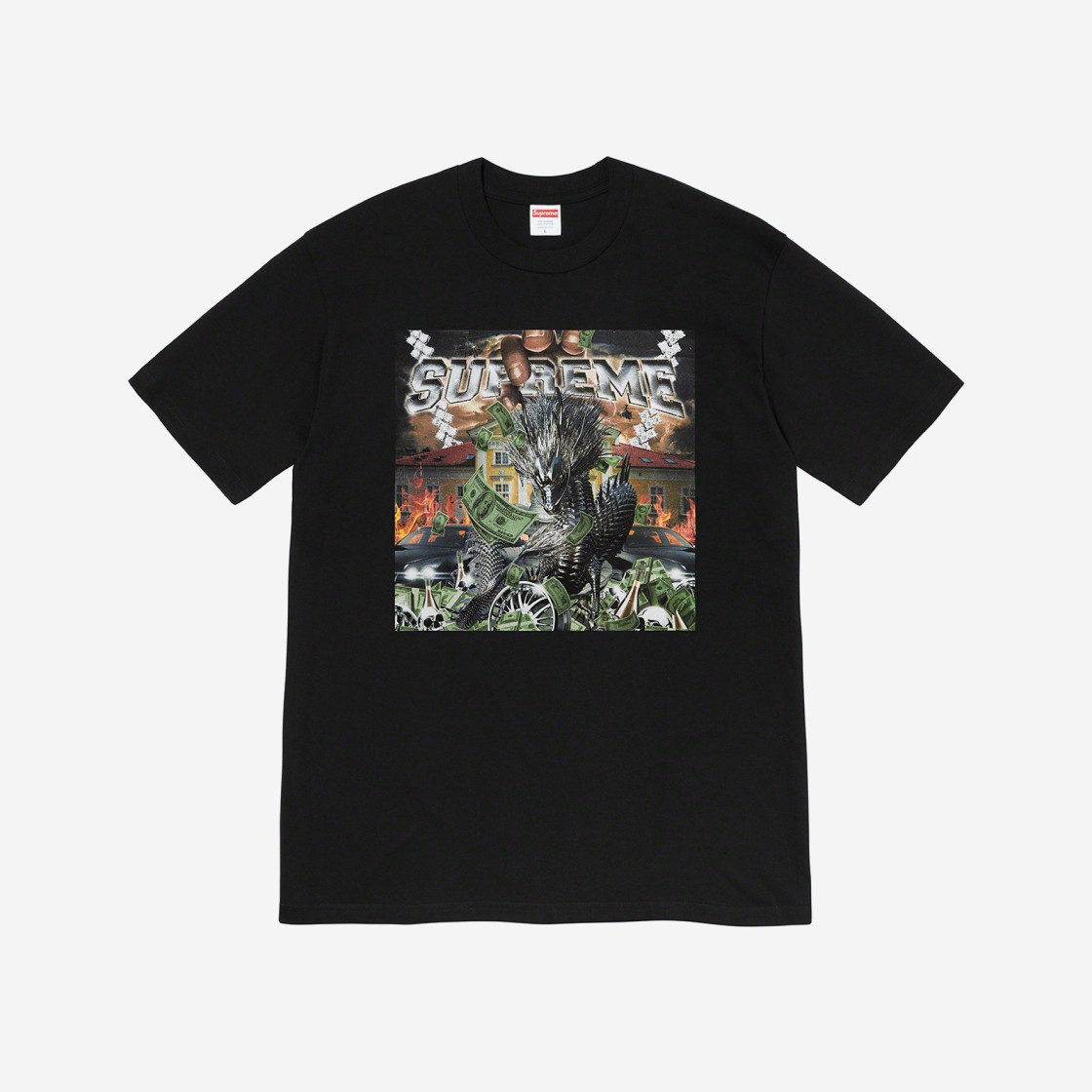 Supreme Dragon T-Shirt Black - 20SS 상세 이미지 1