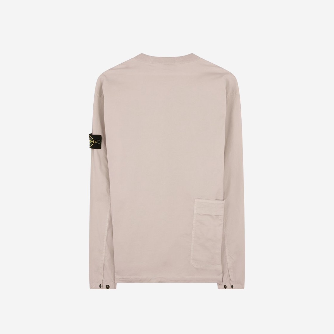 Stone Island 10619 Stretch Cotton Twill Overshirt Antique Rose - 21SS 상세 이미지 2