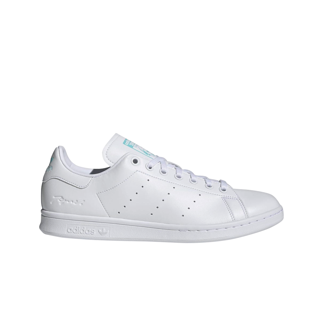 아디다스 x 키네 스탠 스미스 화이트 펄스 아쿠아(Adidas x Kyne Stan Smith White Pulse Aqua)