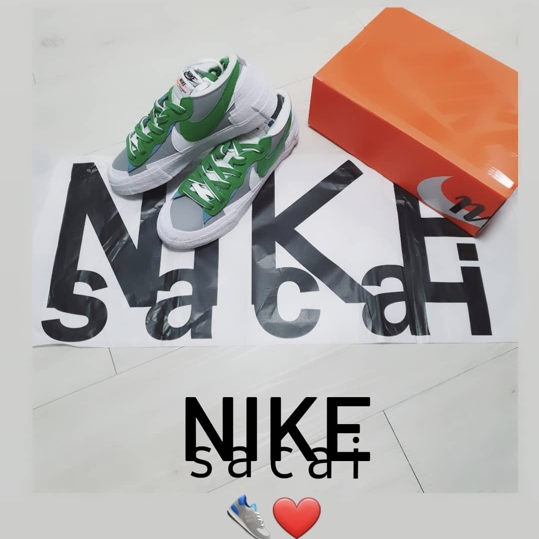 Nike x Sacai Blazer Low Classic Green 착용 스타일
