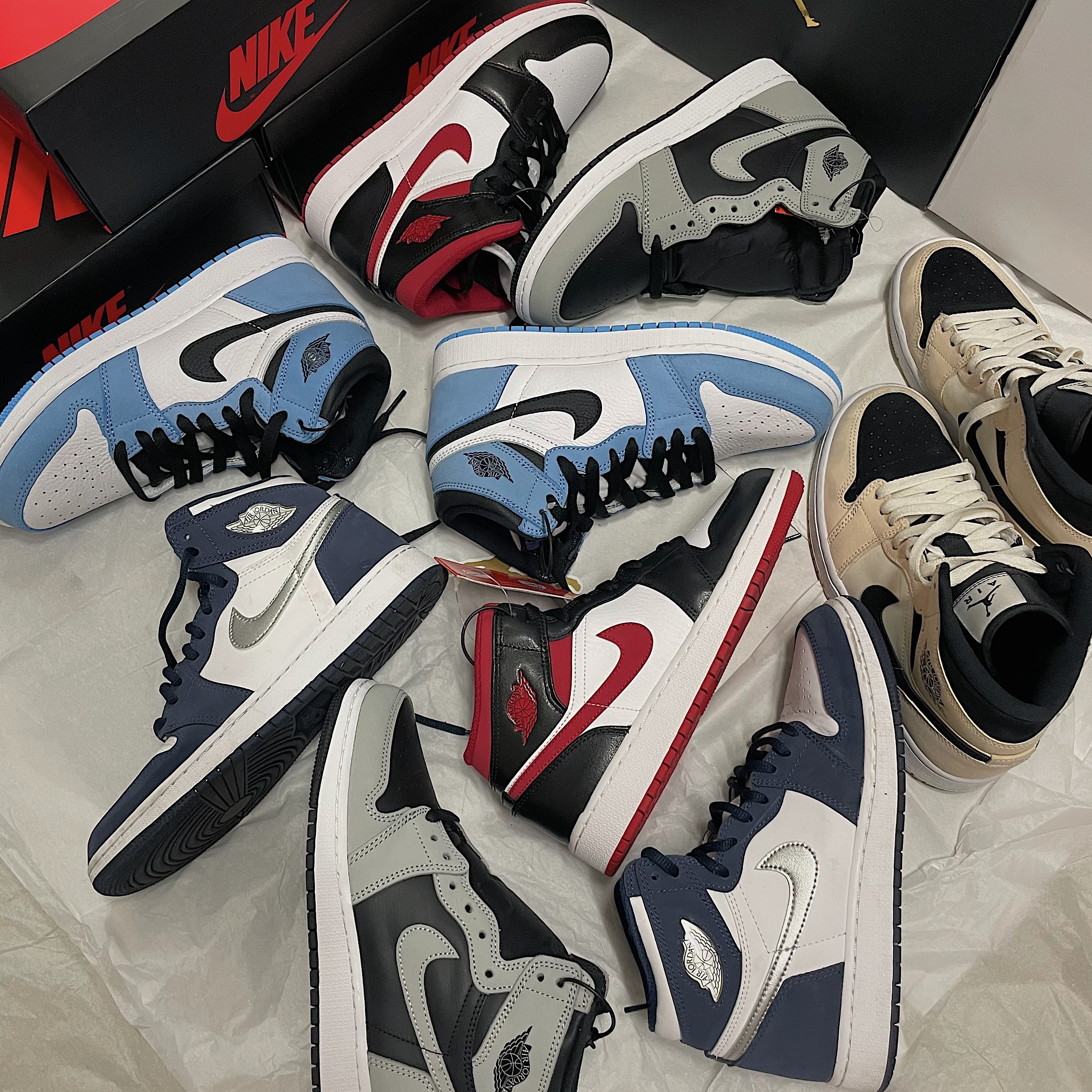 Jordan 1 Mid Gym Red Black White, (GS) Jordan 1 Mid Gym Red Black White 착용 스타일 - 2