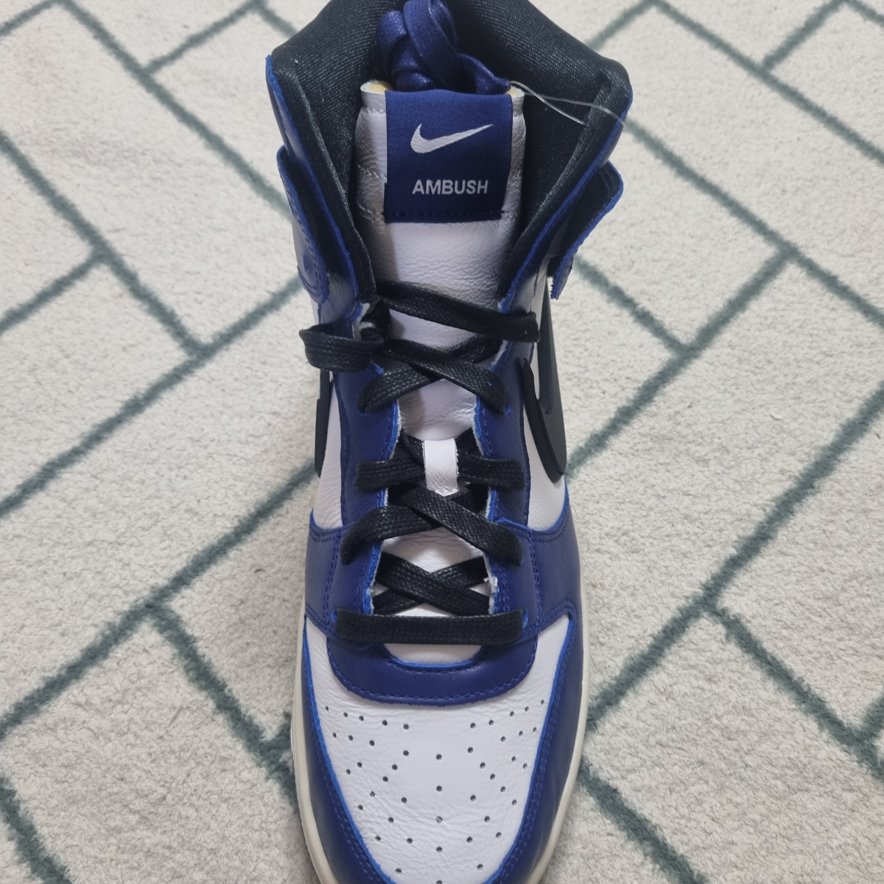 Nike x Ambush Dunk High Deep Royal Blue 착용 스타일 - 1