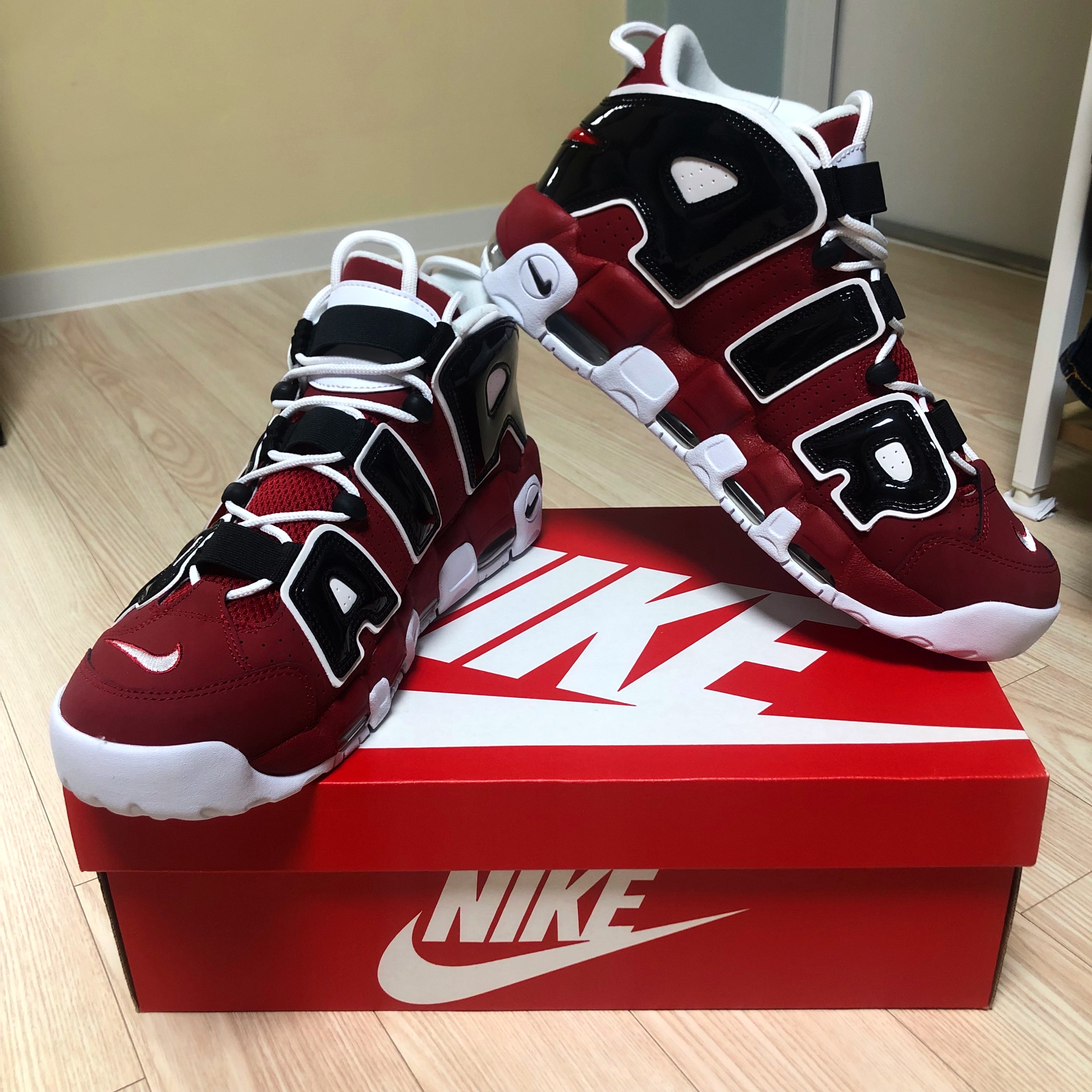 Nike Air More Uptempo 96 Bulls 2021 착용 스타일 - 1