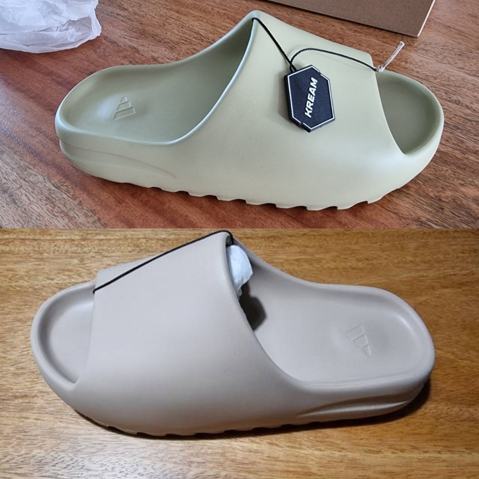Adidas Yeezy Slide Pure, Adidas Yeezy Slide Resin 2021 착용 스타일