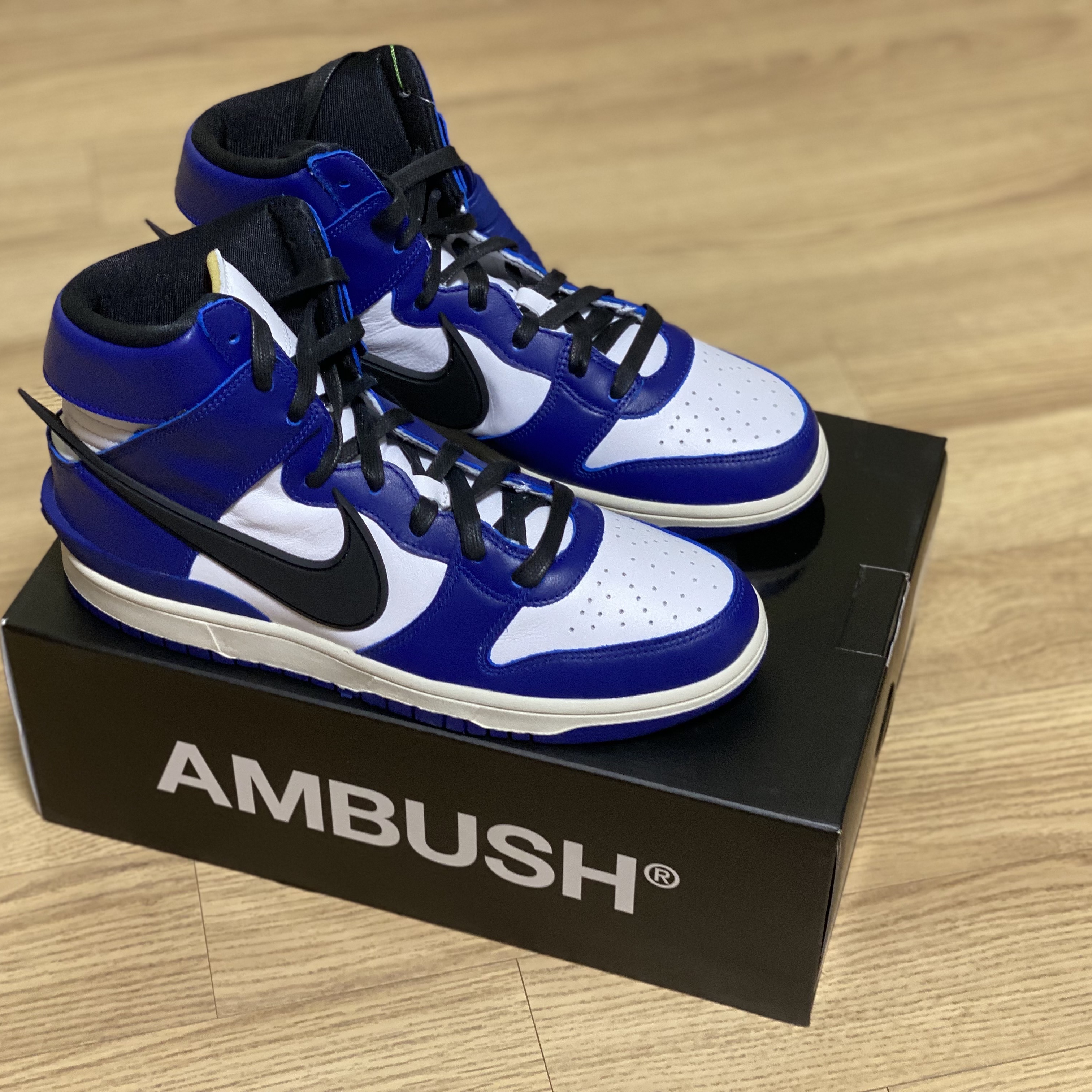 Nike x Ambush Dunk High Deep Royal Blue 착용 스타일 - 2