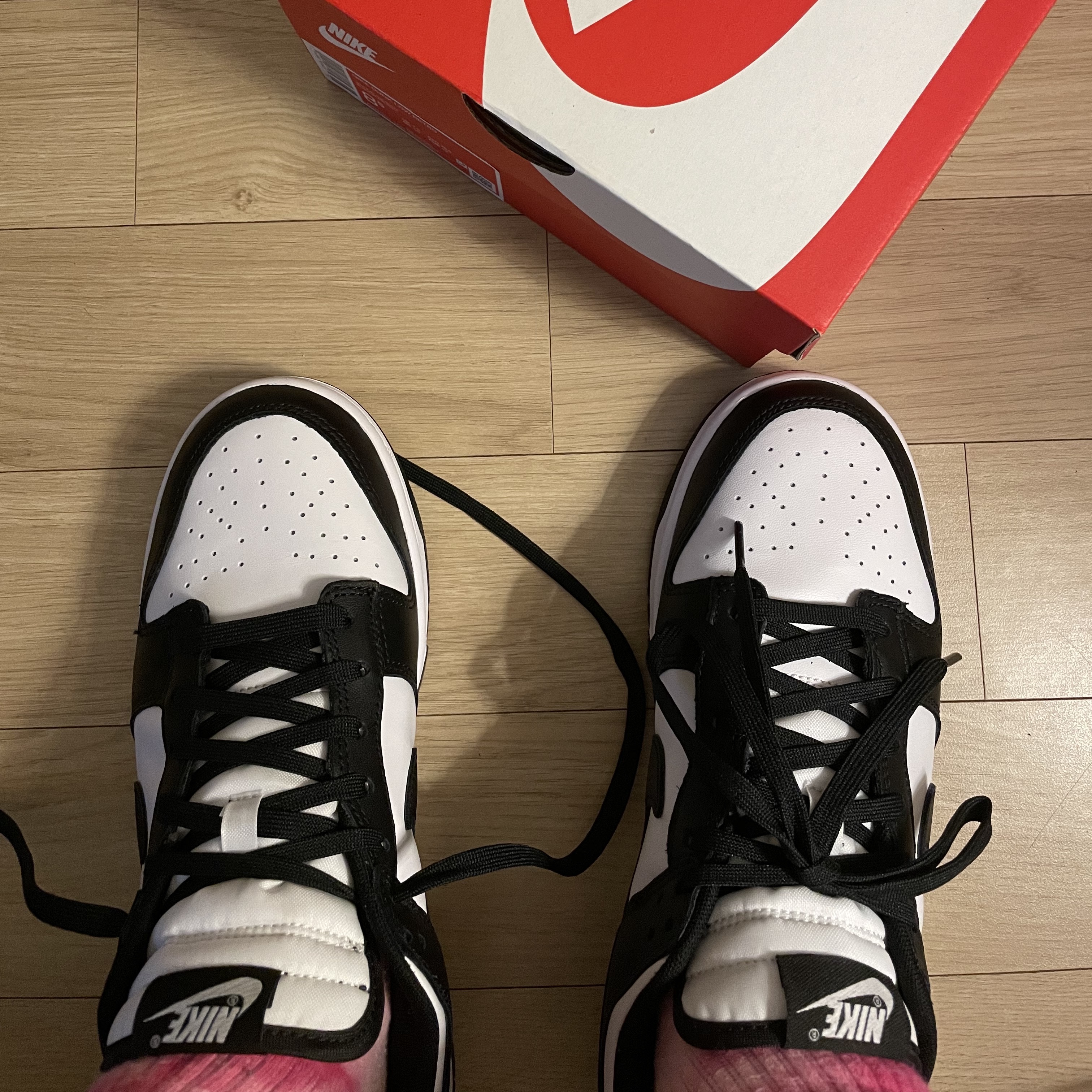 Nike Dunk Low Retro Black 착용 스타일