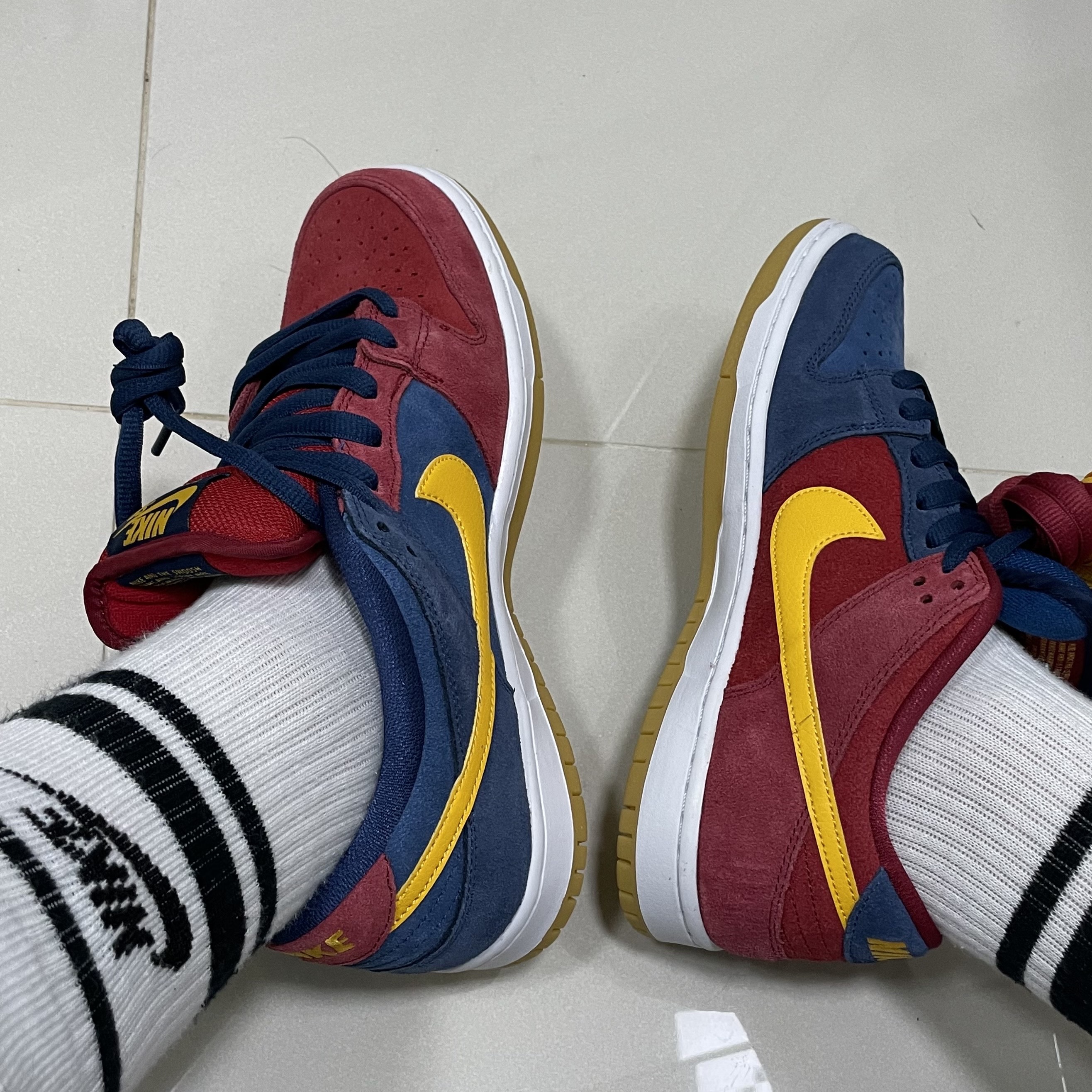 Nike SB Dunk Low Pro Premium Barcelona 착용 스타일