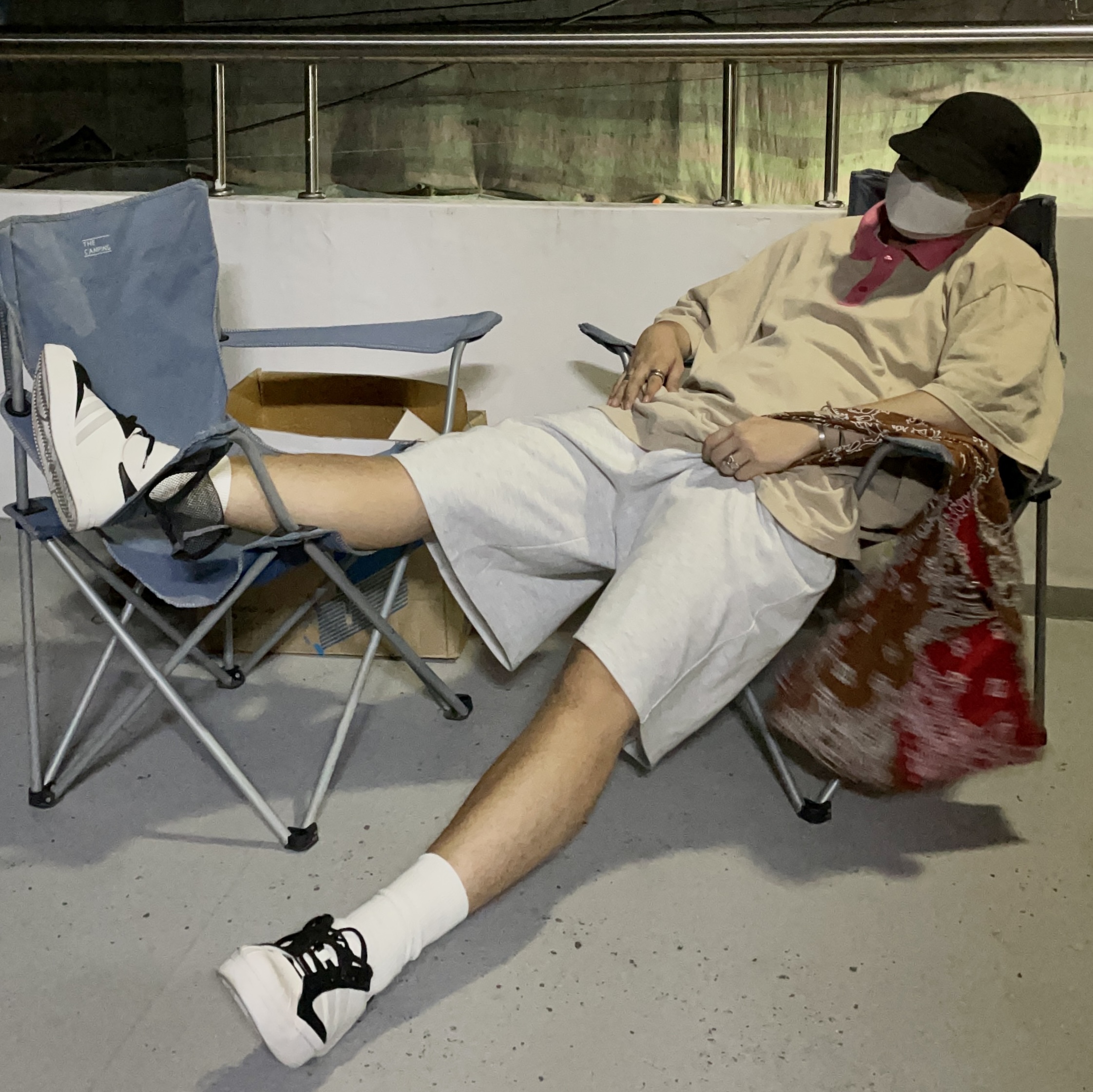 Y-3 Yohji Star White 착용 스타일