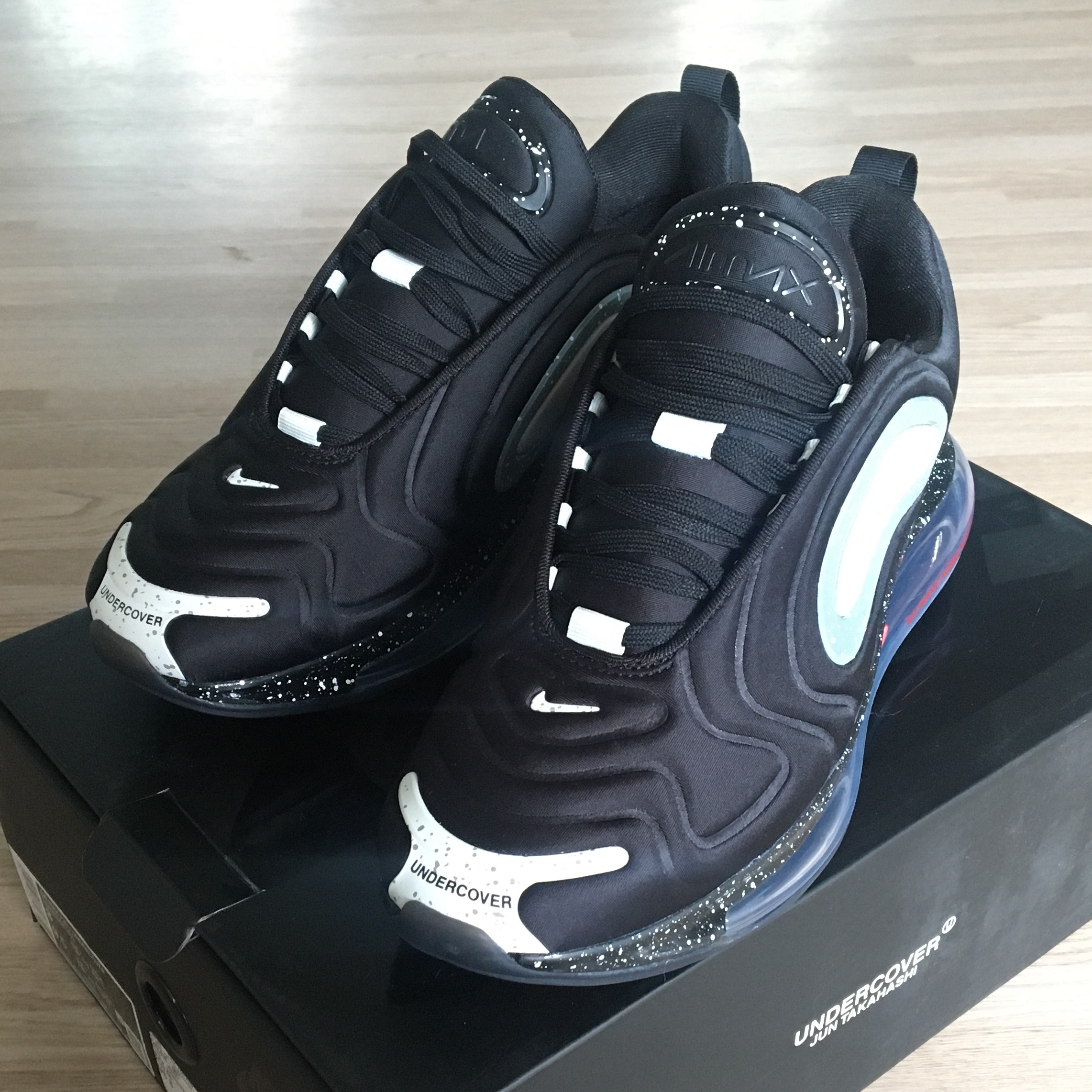 Nike x Undercover Air Max 720 Black 착용 스타일 - 2
