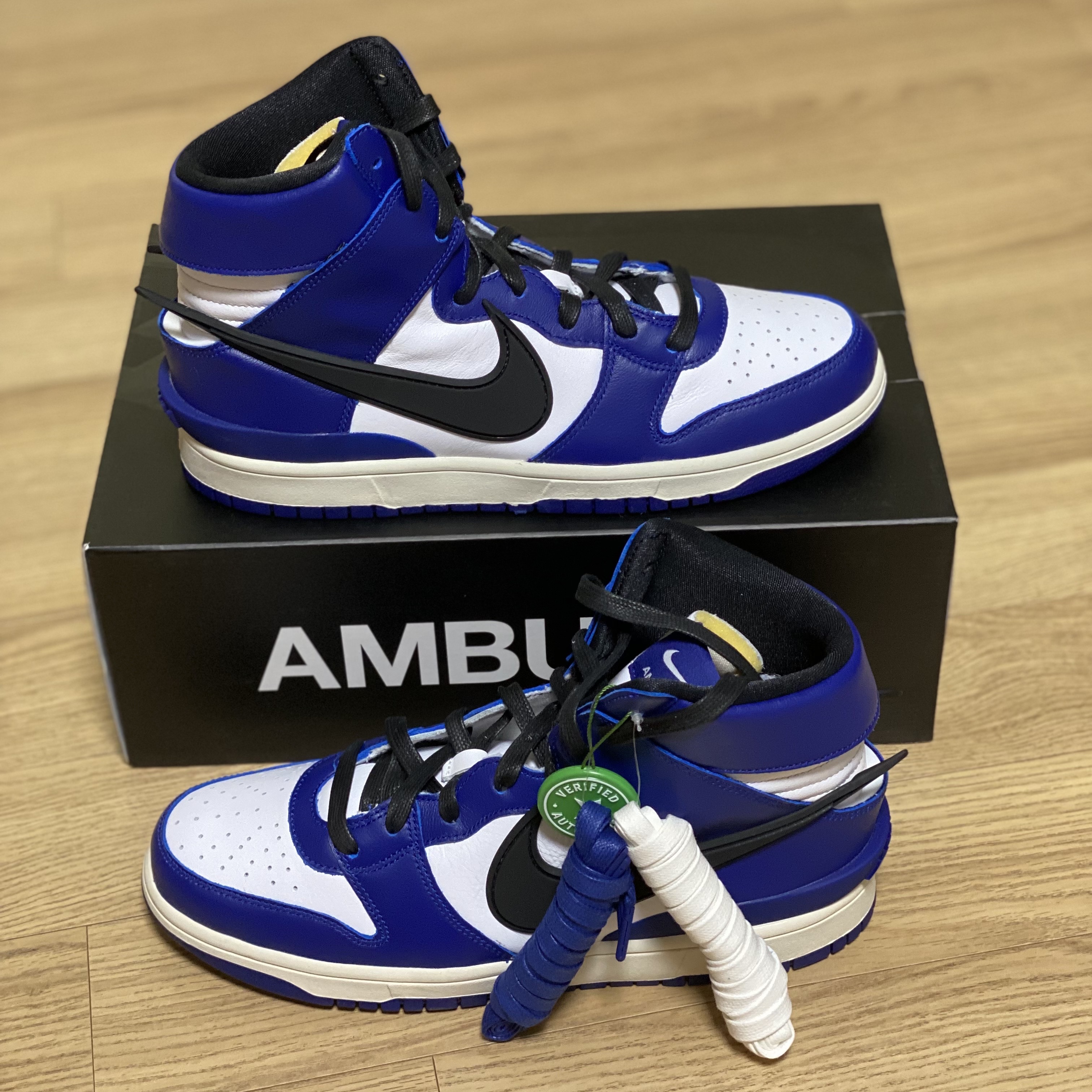 Nike x Ambush Dunk High Deep Royal Blue 착용 스타일 - 3