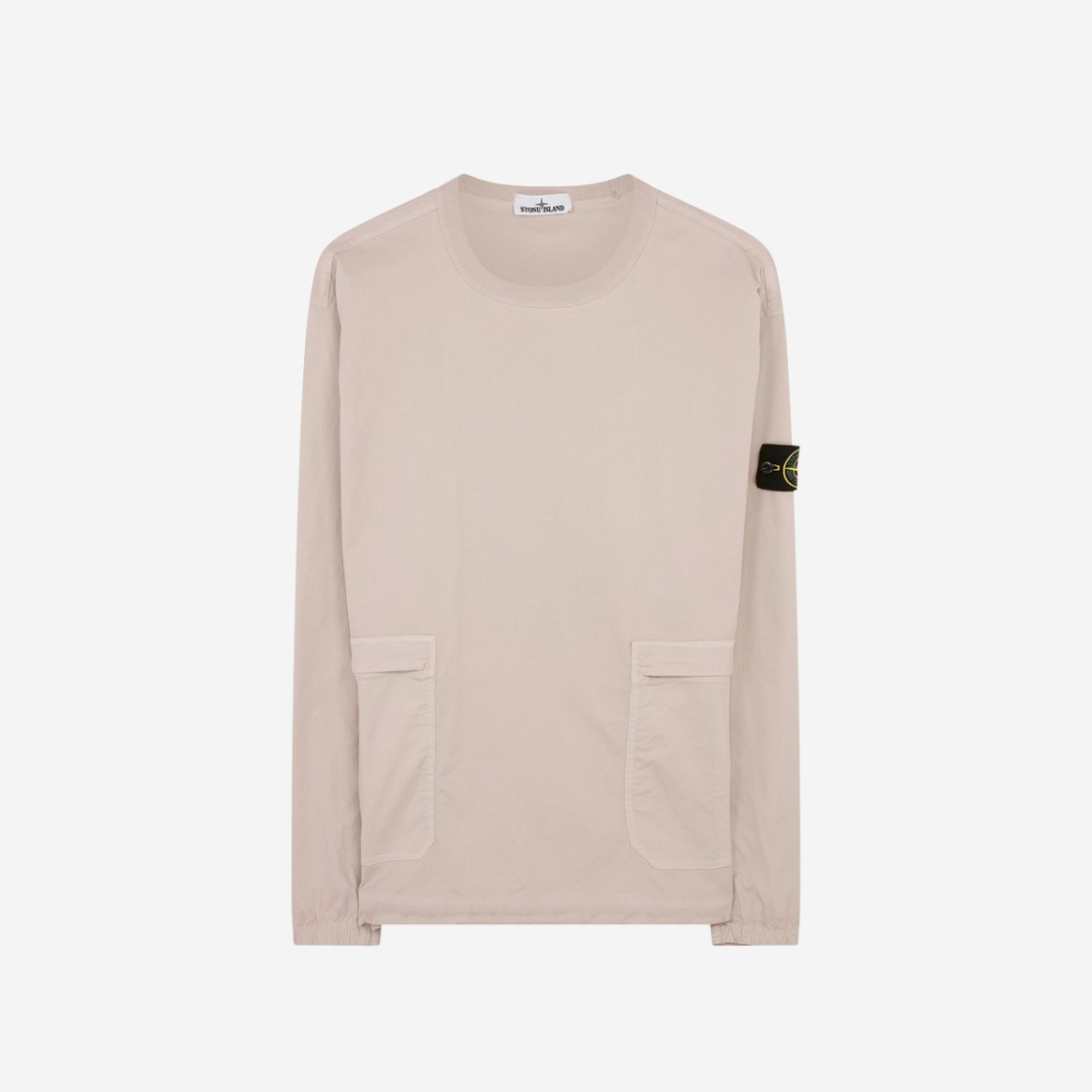 Stone Island 10619 Stretch Cotton Twill Overshirt Antique Rose - 21SS 상세 이미지 1