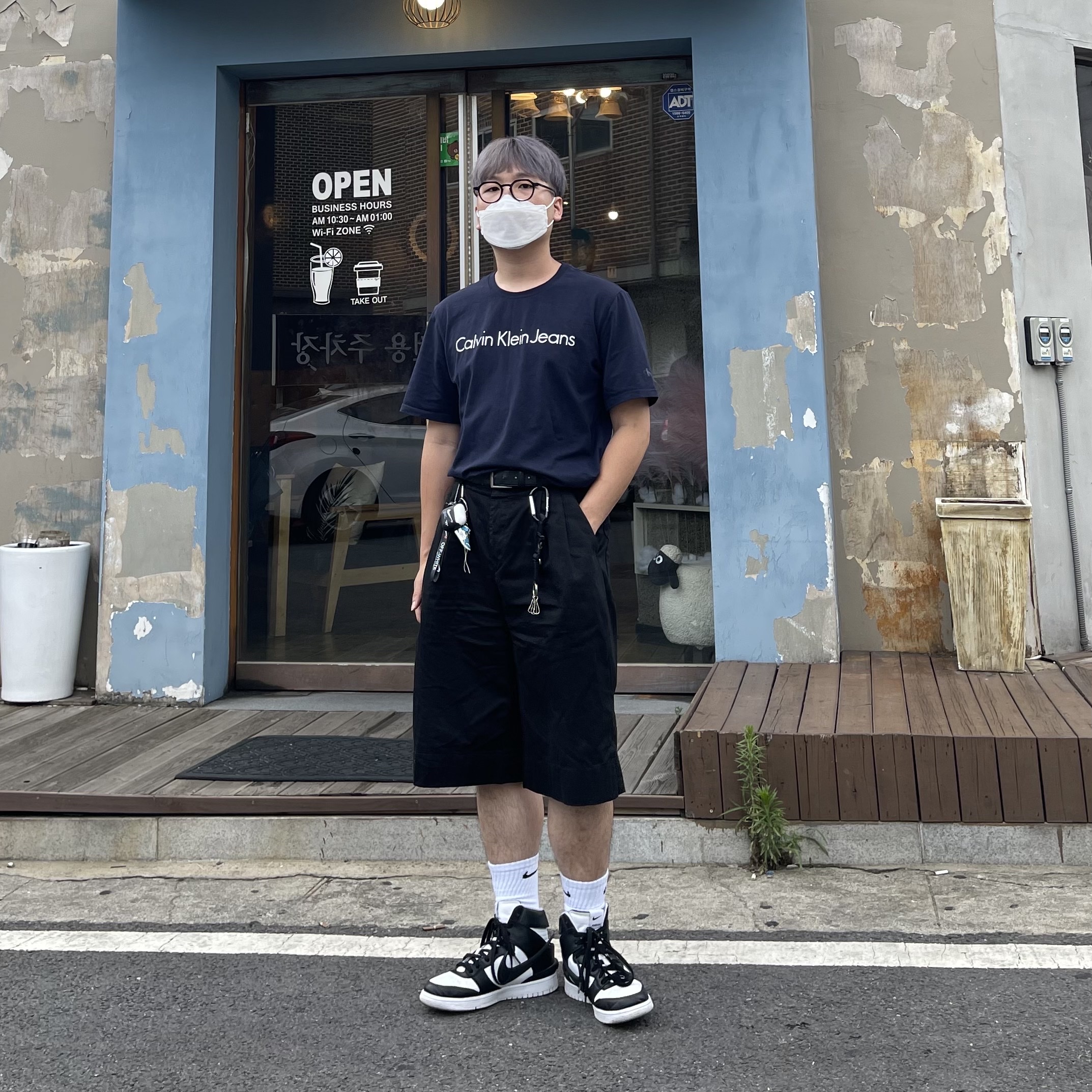 Nike x Ambush Dunk High Black 착용 스타일