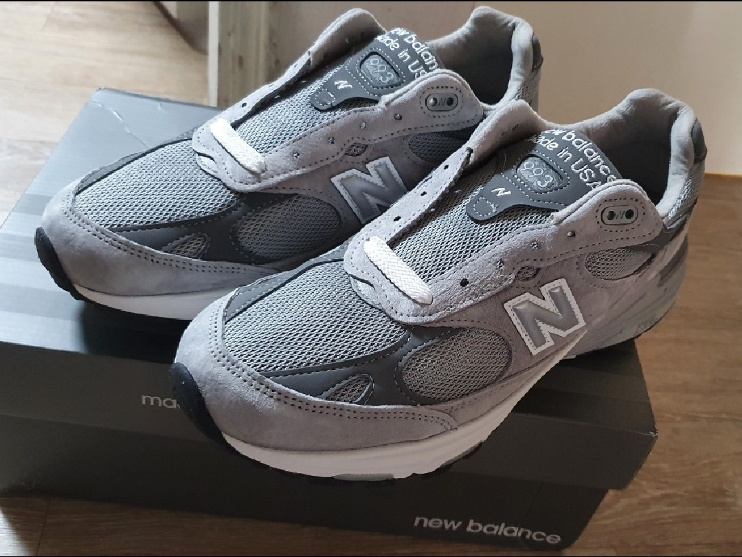New Balance 993 Made in USA Grey - D Standard 착용 스타일