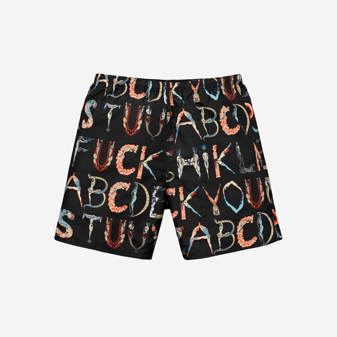 Supreme Alphabet Water Shorts Black - 18SS 상세 이미지 1