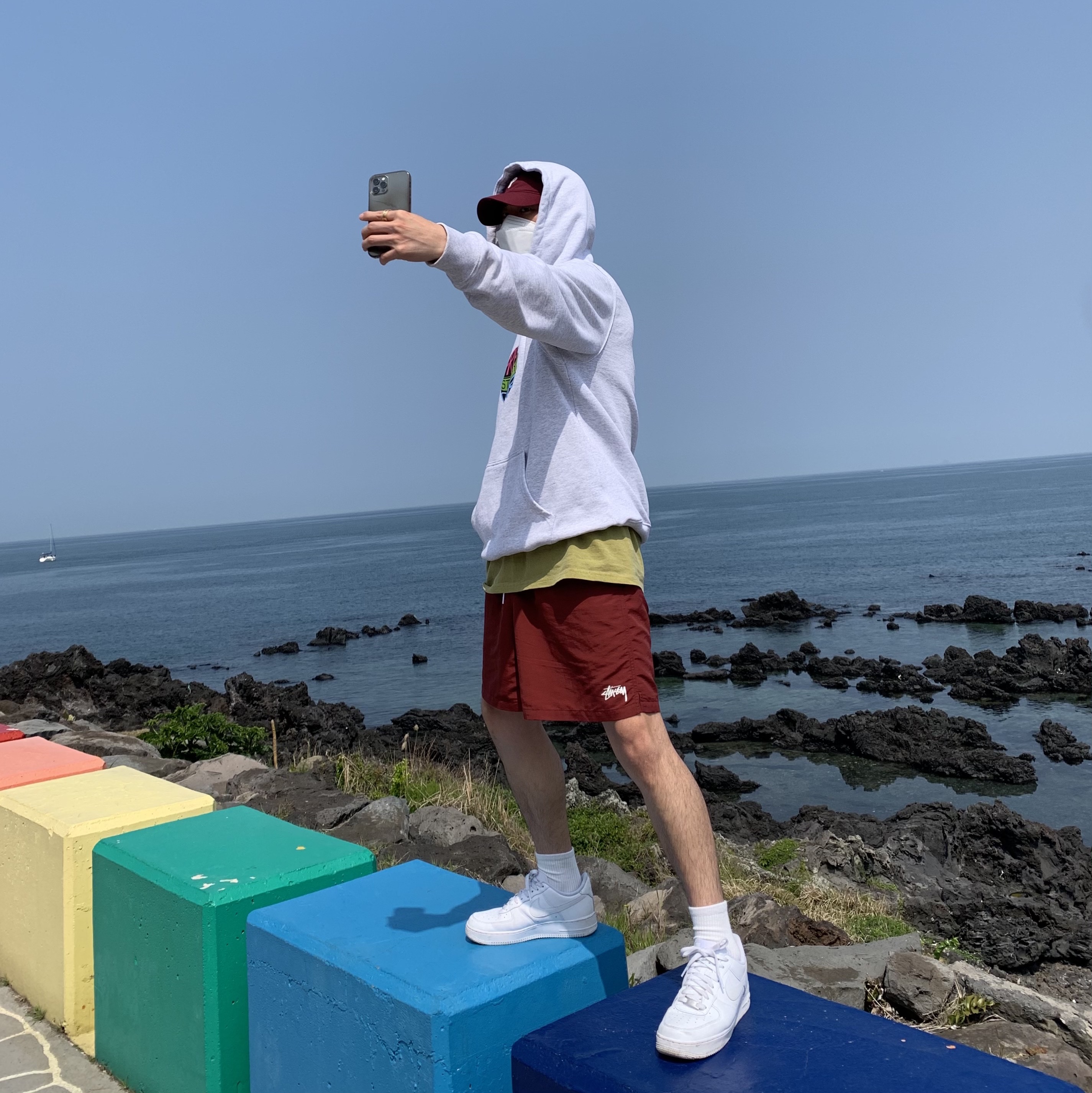 Nike Air Force 1 '07 Low White 착용 스타일