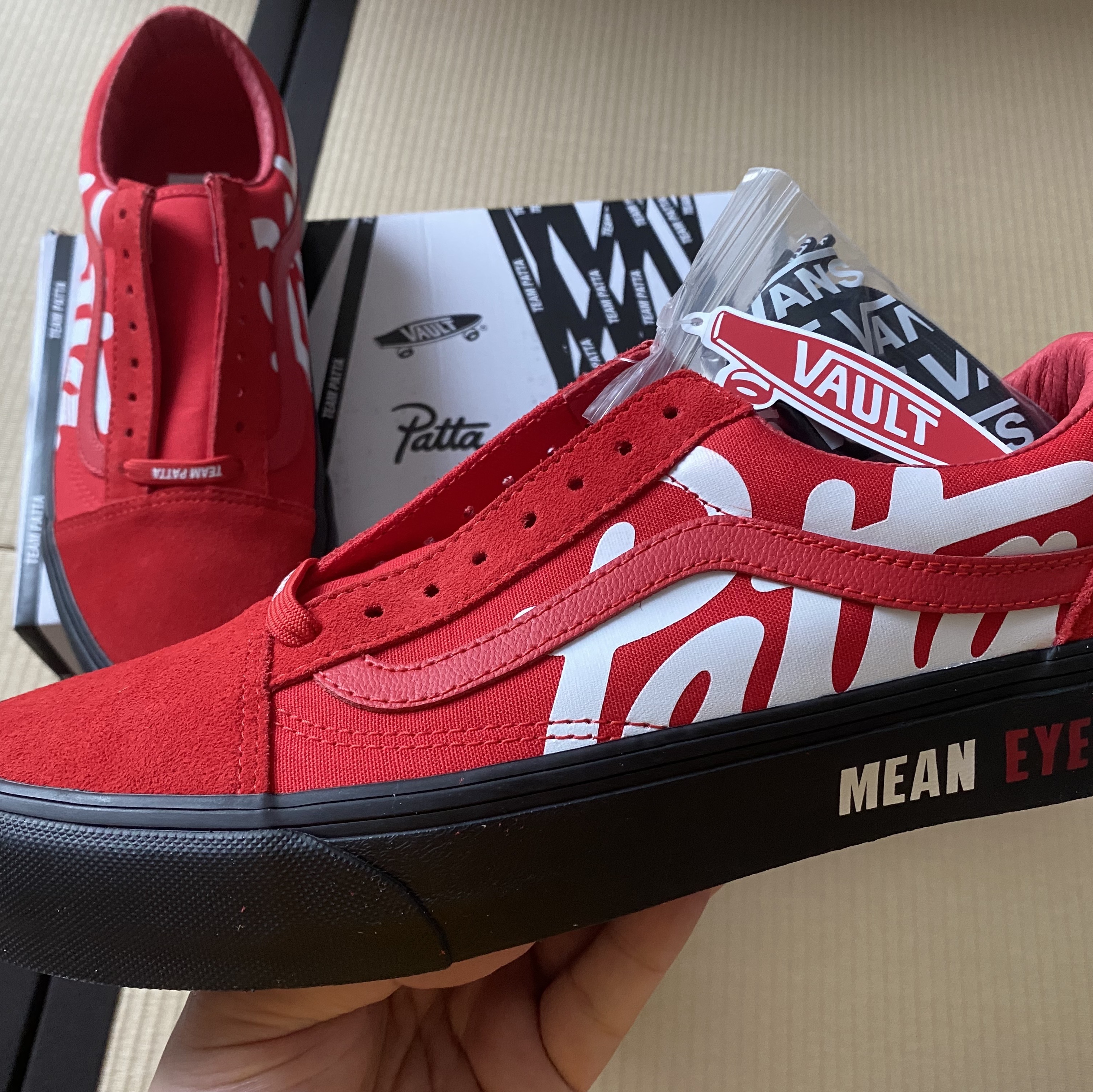 Vans Vault x Patta Old Skool LX High Risk Red 착용 스타일