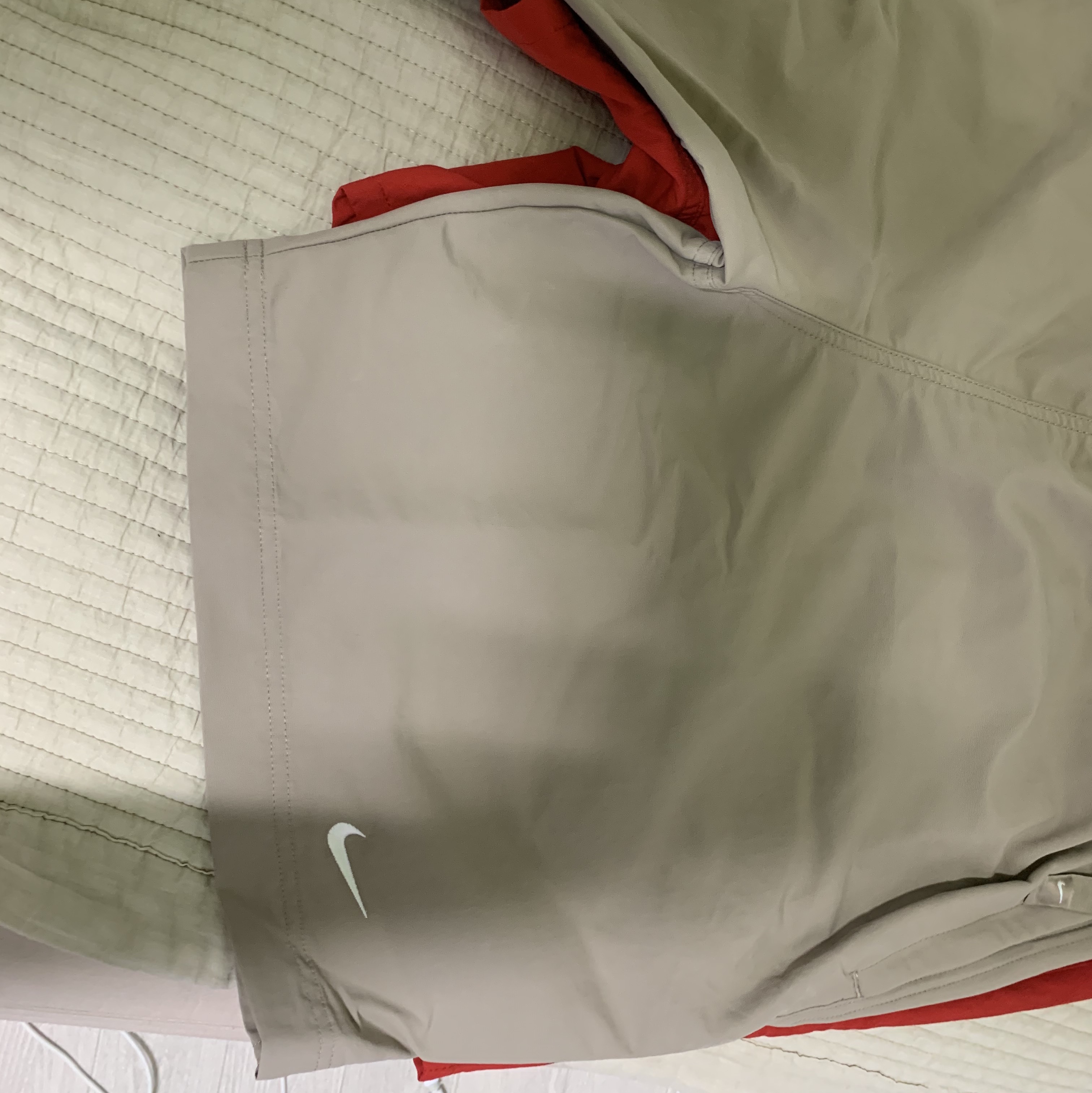 Nike NRG Solo Swoosh Shorts Malt - Asia 착용 스타일 - 1