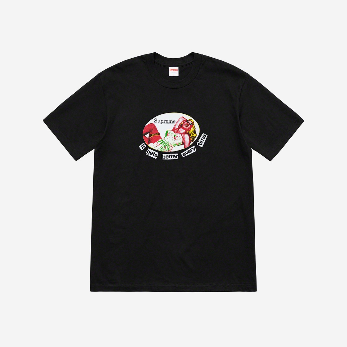 Supreme It Gets Better Every Time T-Shirt Black - 19SS 상세 이미지 1