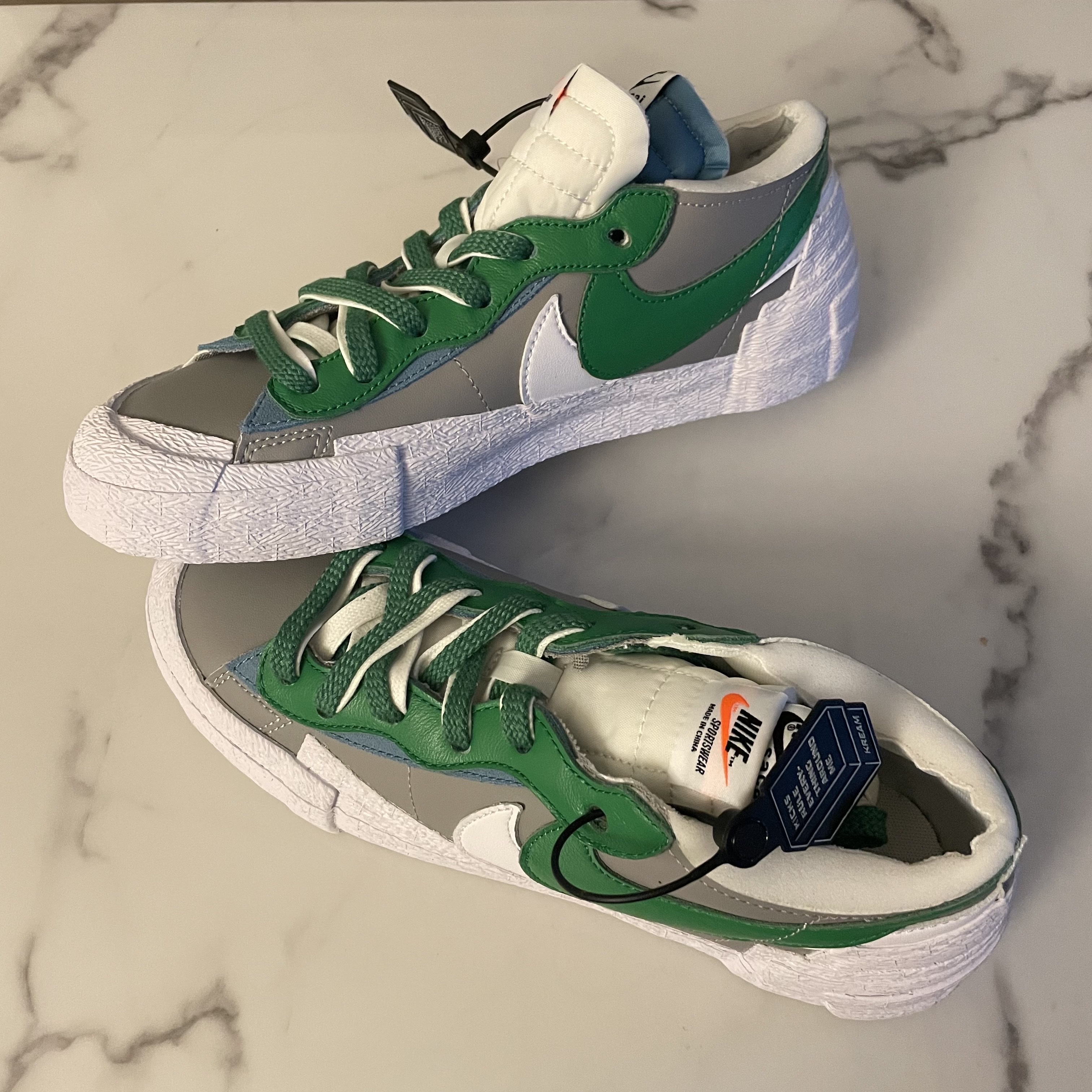 Nike x Sacai Blazer Low Classic Green 착용 스타일