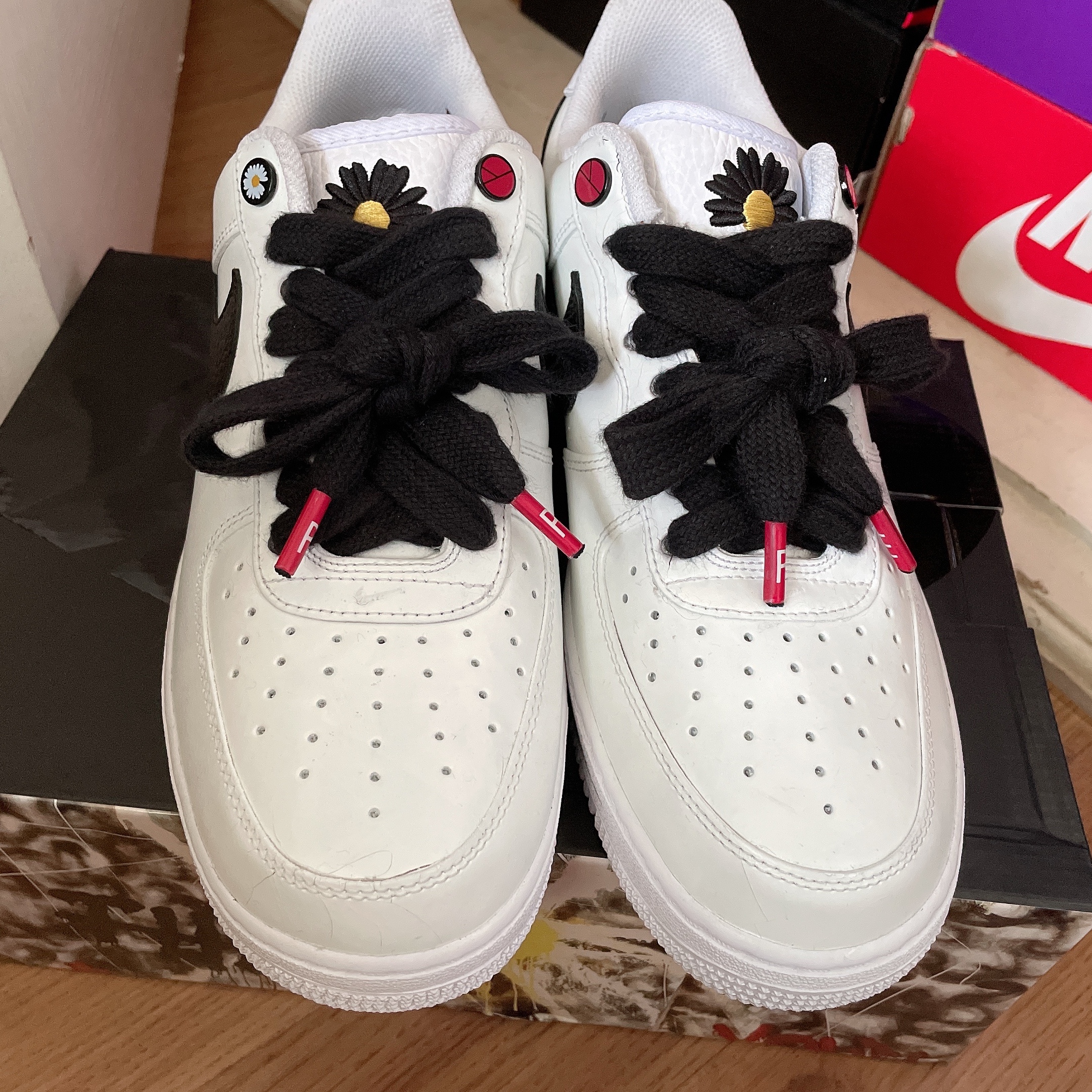 Nike x Peaceminusone Air Force 1 Low Para-Noise 2.0 착용 스타일 - 1