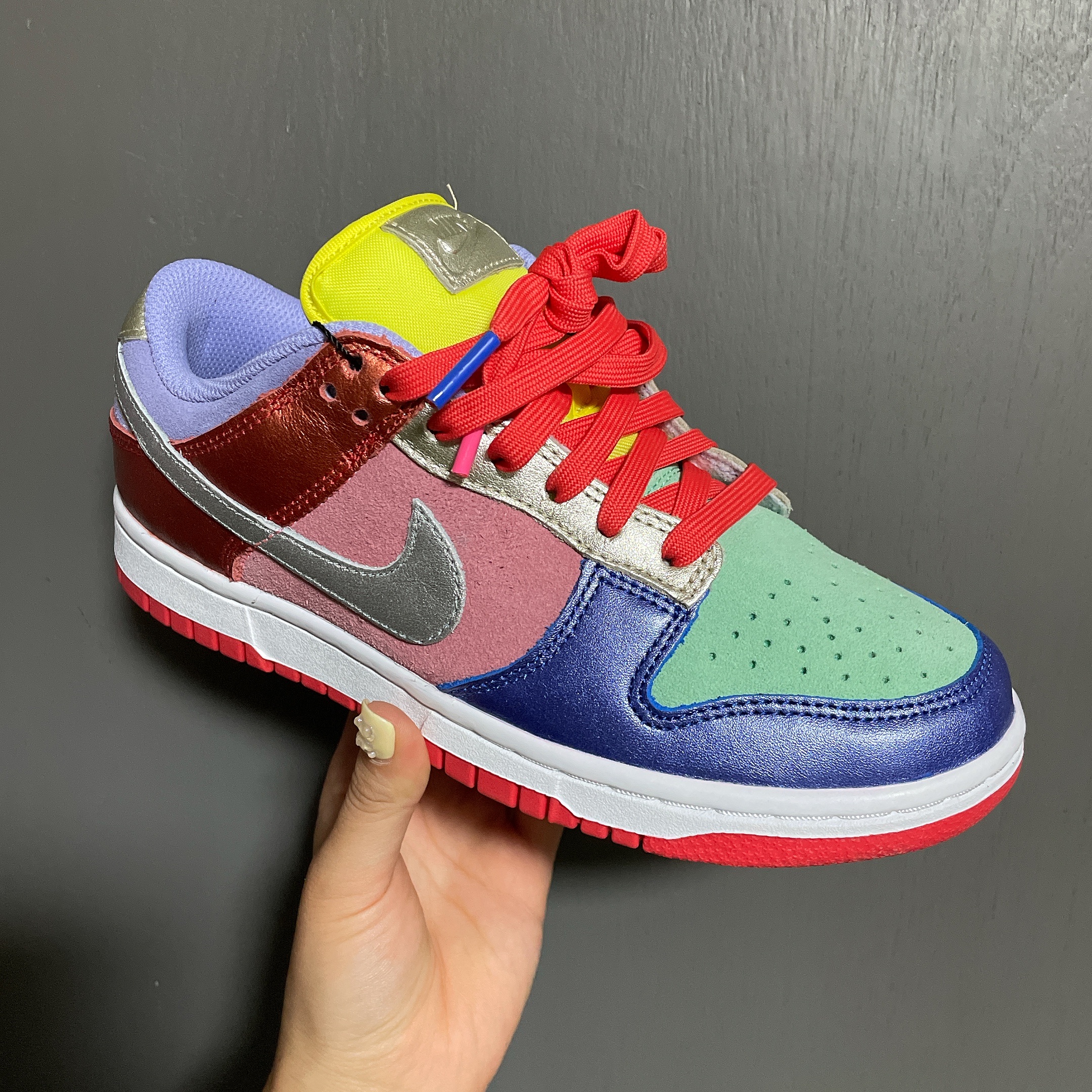 (W) Nike Dunk Low Sunset Pulse 착용 스타일