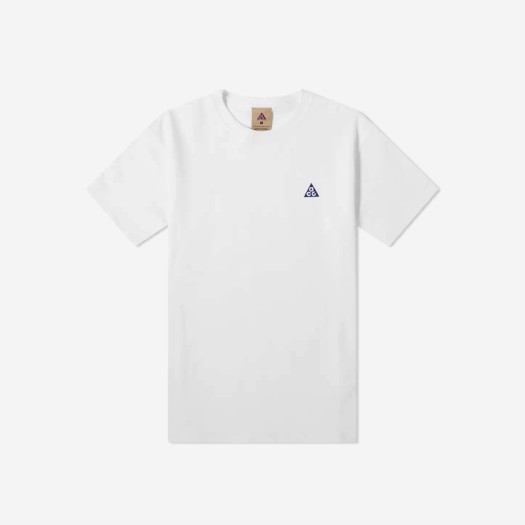 Nike ACG Logo T-Shirt White Deep Royal Blue - US/EU