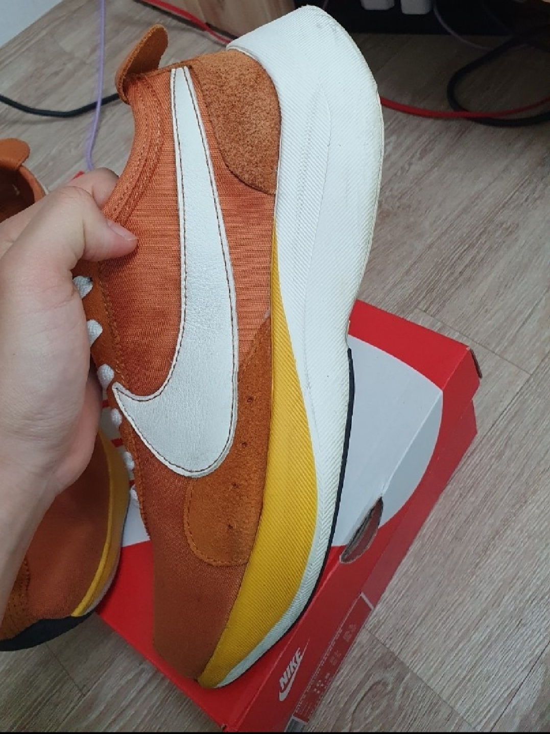 Nike Moon Racer Monarch 착용 스타일