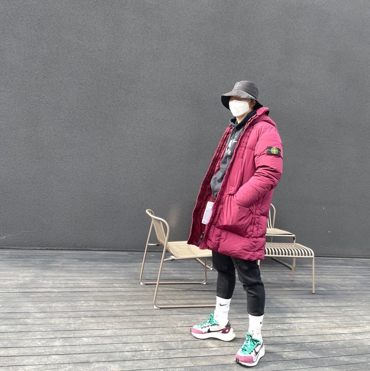 Nike x Sacai VaporWaffle String & Black Villain Red 착용 스타일