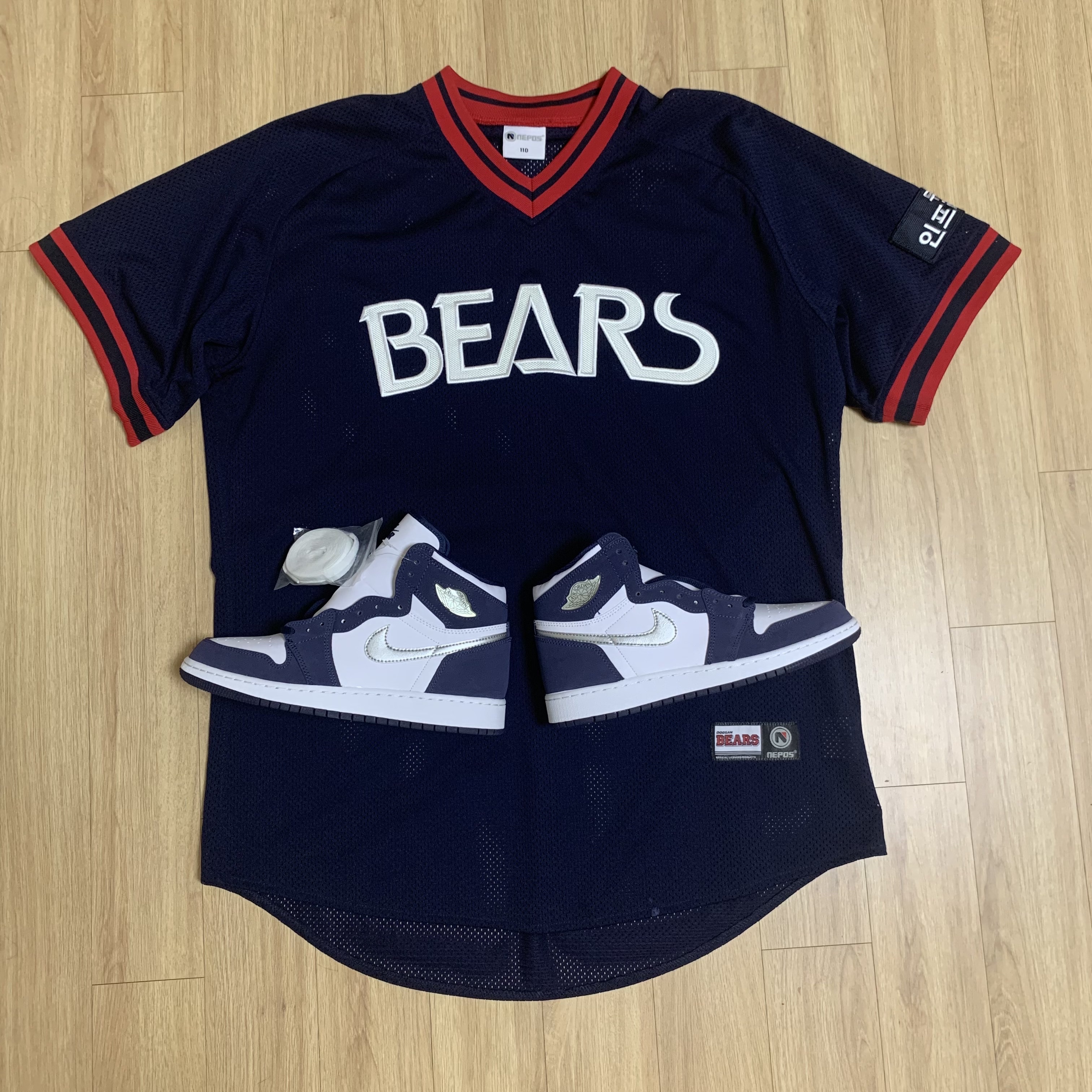 (GS) Jordan 1 Retro High OG CO.JP Midnight Navy 착용 스타일 - 1