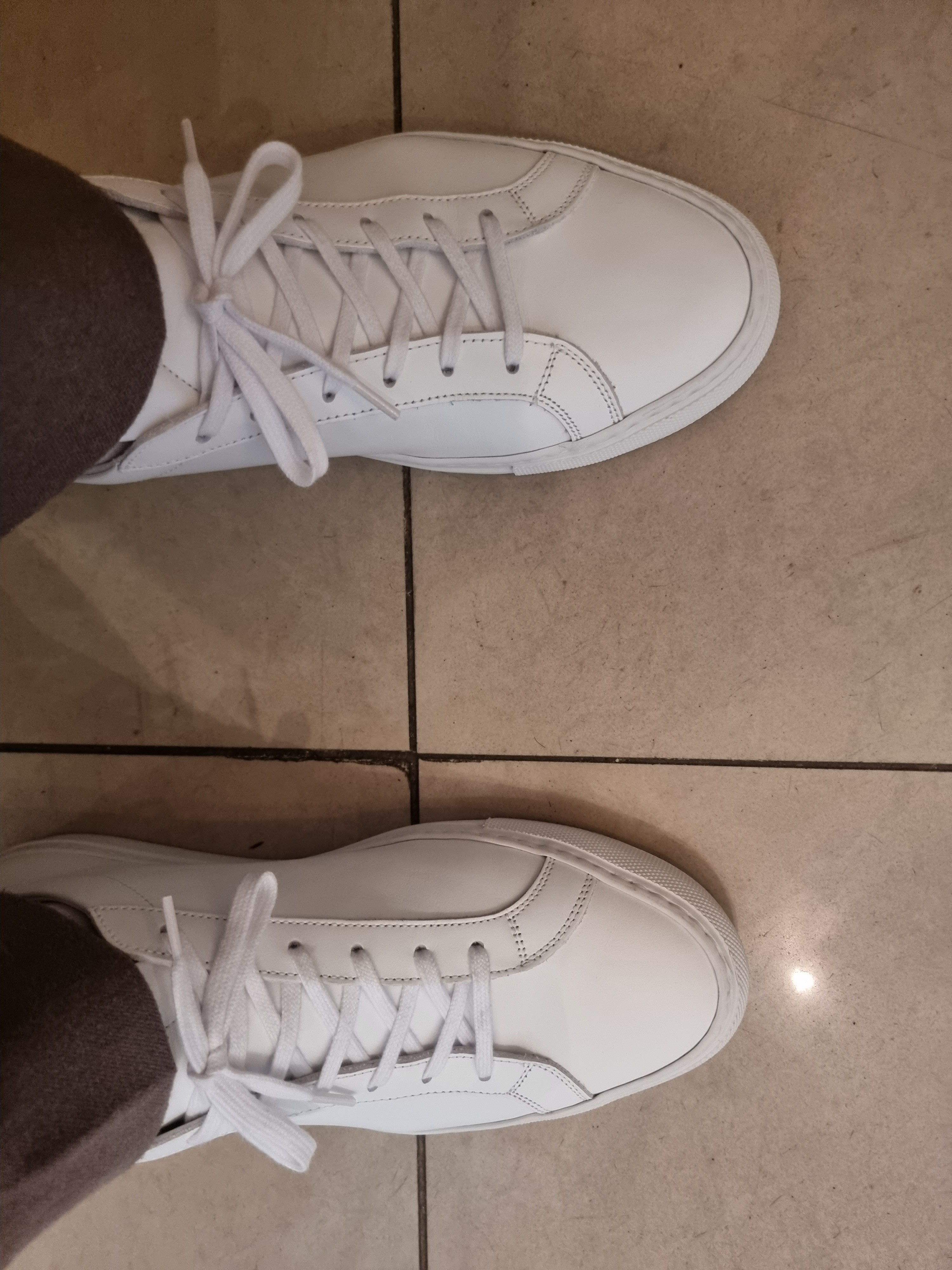 Common Projects Original Achilles Low White 착용 스타일