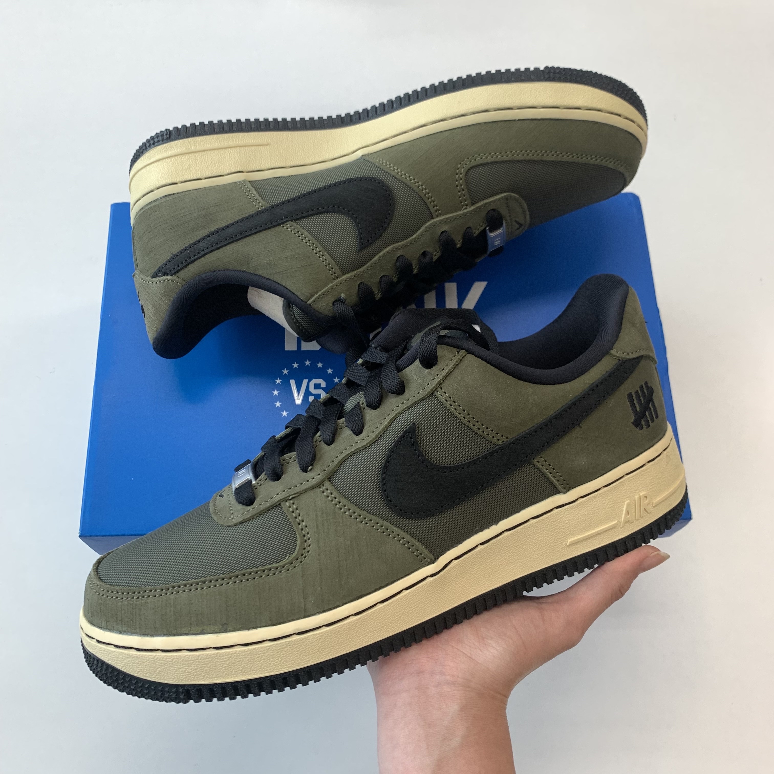 Nike x Undefeated Air Force 1 Low SP Ballistic 착용 스타일