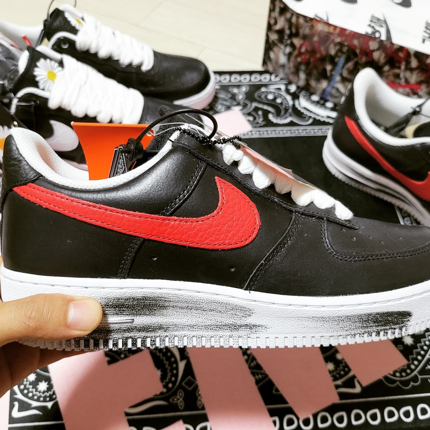 Nike x Peaceminusone Air Force 1 Low Para-Noise - Korea Exclusive, Nike x Peaceminusone Air Force 1 Low Para-Noise 착용 스타일 - 2