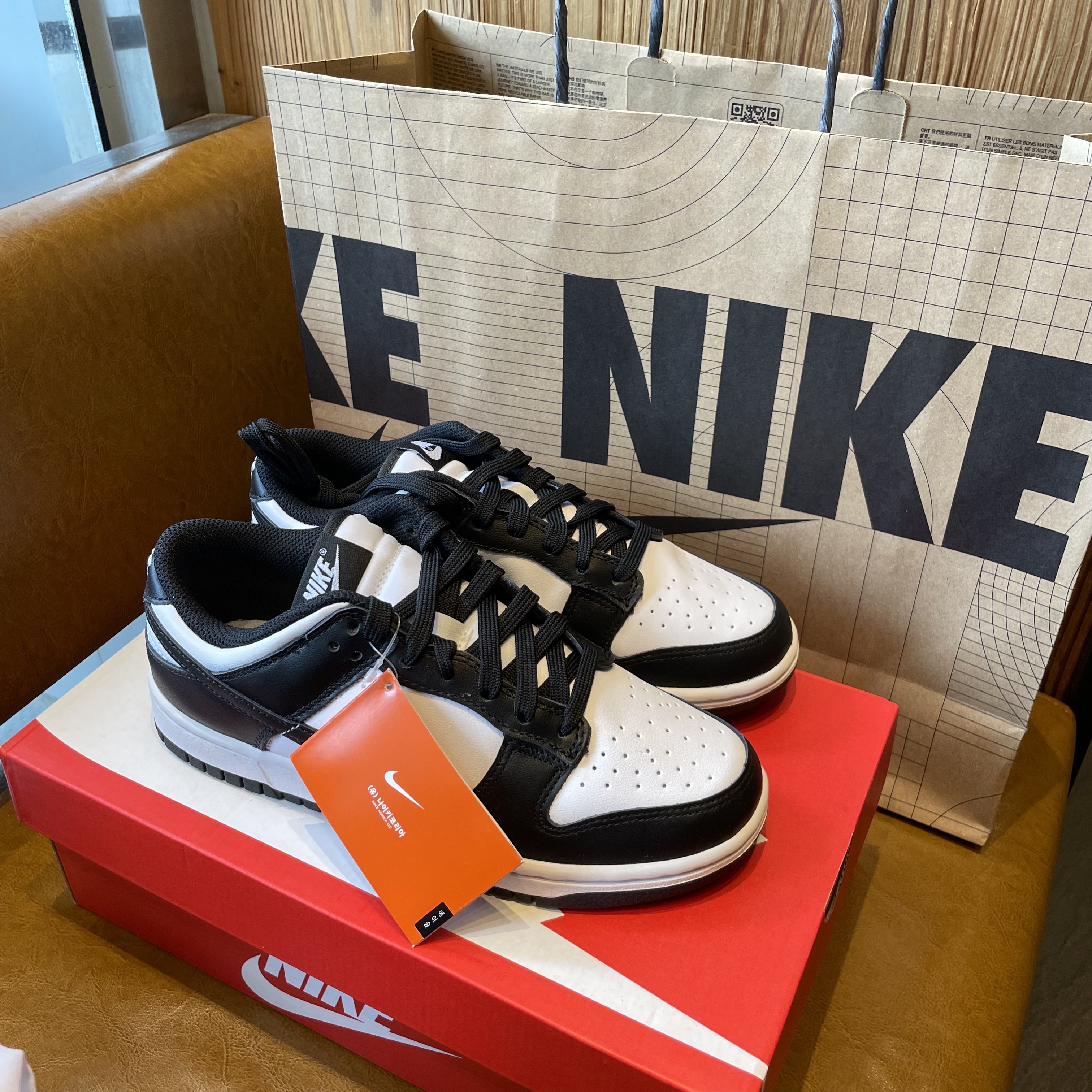 Nike Dunk Low Retro Black, (W) Nike Dunk Low Black 착용 스타일