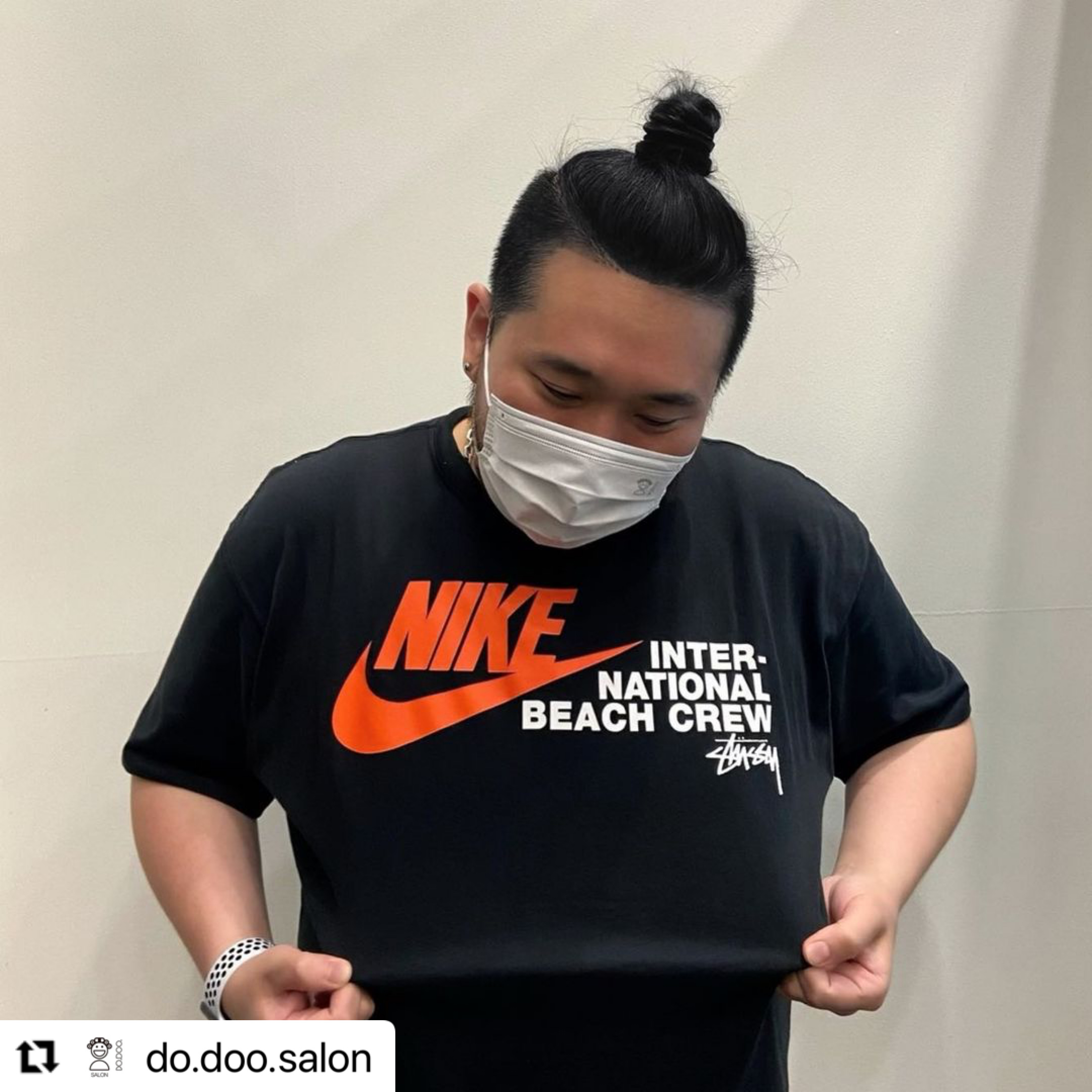 nike international beach crew shirt