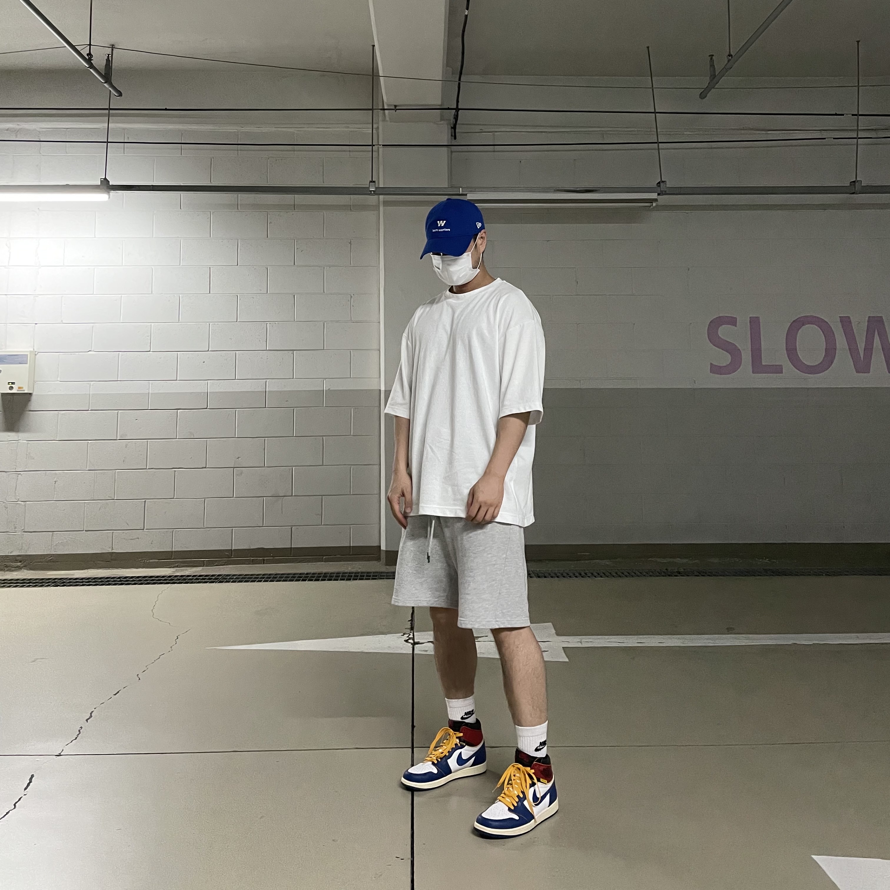 Jordan 1 x Union Retro High Blue Toe 착용 스타일