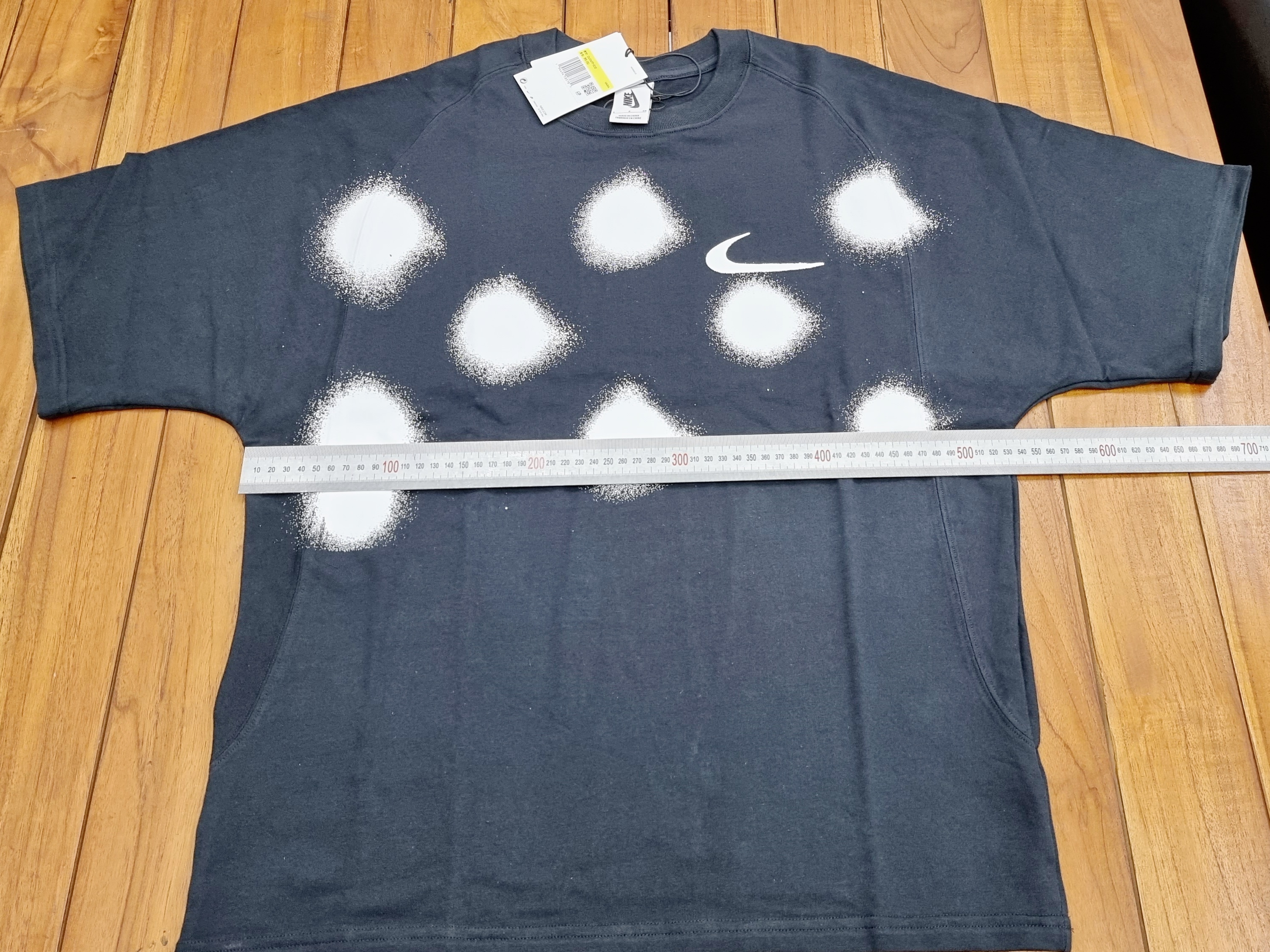 Nike x Off-White NRG Short Sleeve T-Shirt Black 착용 스타일 - 2