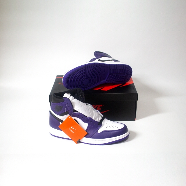 (GS) Jordan 1 Retro High OG Court Purple 2020 착용 스타일 - 2