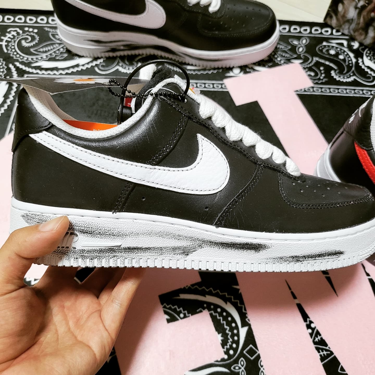 Nike x Peaceminusone Air Force 1 Low Para-Noise - Korea Exclusive, Nike x Peaceminusone Air Force 1 Low Para-Noise 착용 스타일 - 3