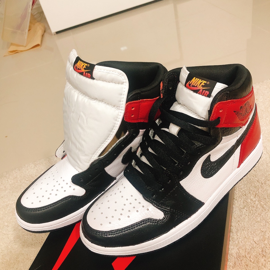 Jordan 1 Retro High OG Light Fusion Red 착용 스타일 - 4