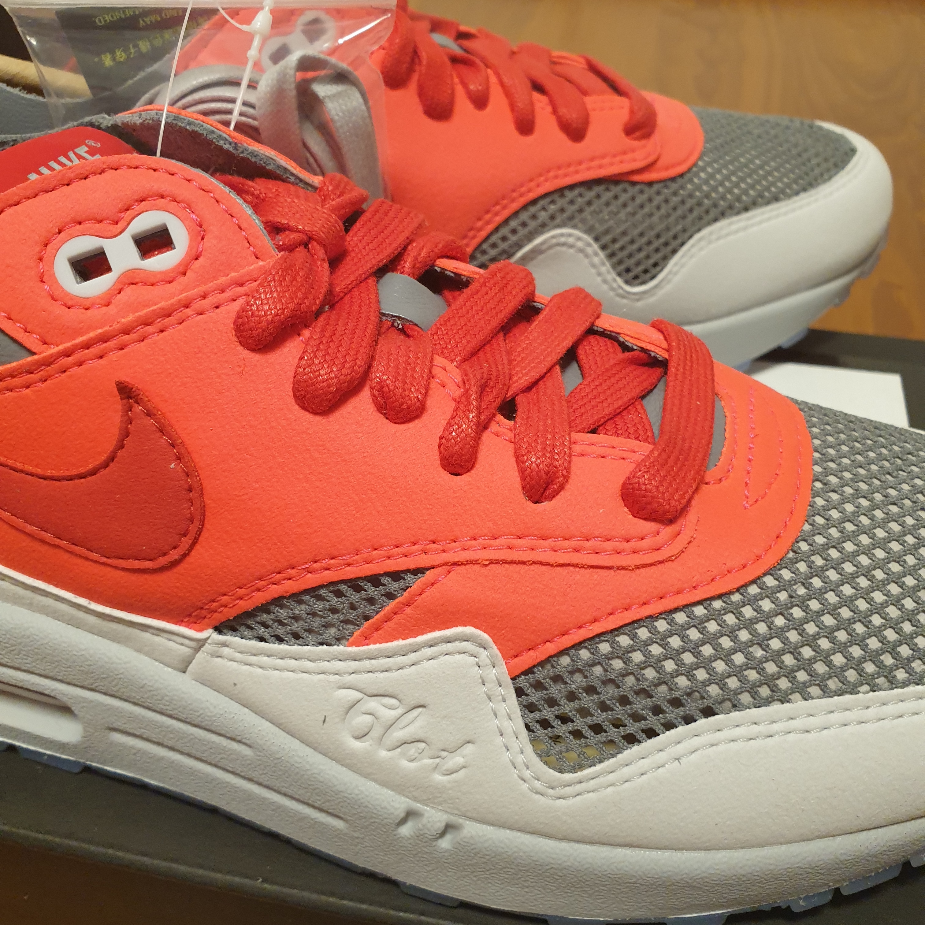 Nike x Clot Air Max 1 Solar Red 착용 스타일 - 4