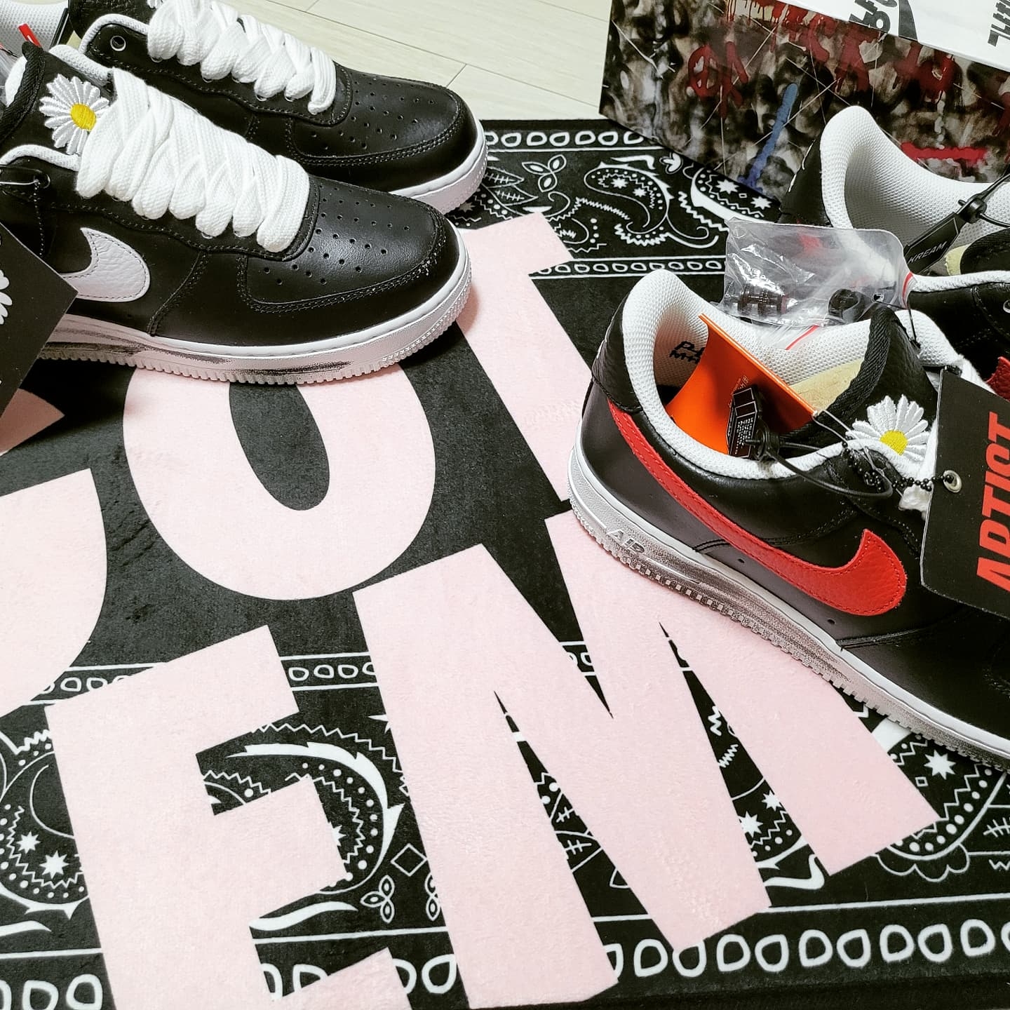Nike x Peaceminusone Air Force 1 Low Para-Noise - Korea Exclusive, Nike x Peaceminusone Air Force 1 Low Para-Noise 착용 스타일 - 1