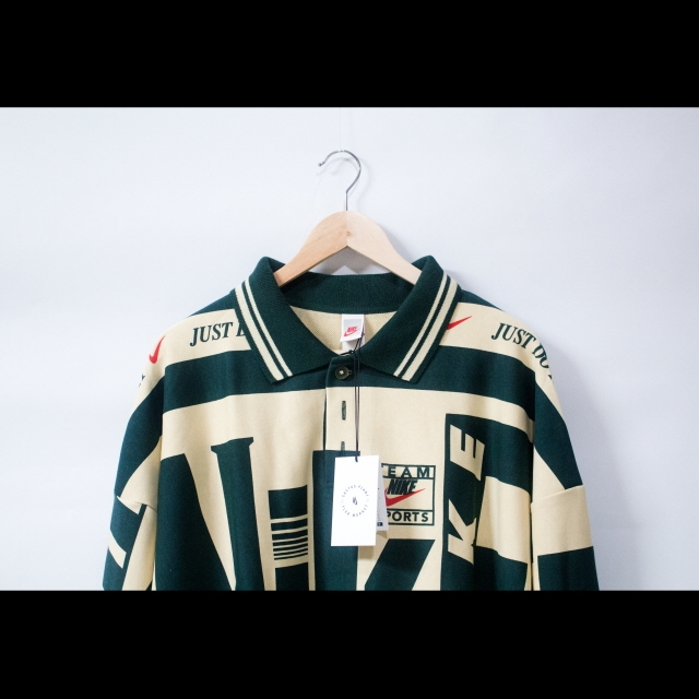 Nike x Cactus Plant Flea Market Long Sleeve Polo Natural - Asia 착용 스타일 - 3